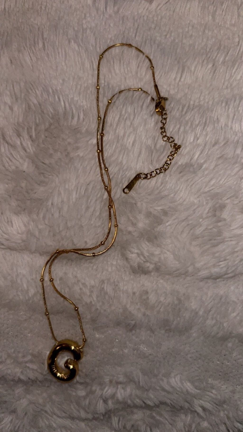 The Unbranded Brand Gold Initial G Necklace One Size Size ONE SIZE - 4 Thumbnail