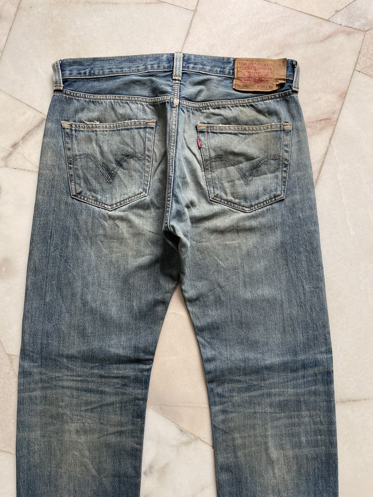Levi's Vintage y2k Levis 501 Jeans Size US 35 - 4 Thumbnail