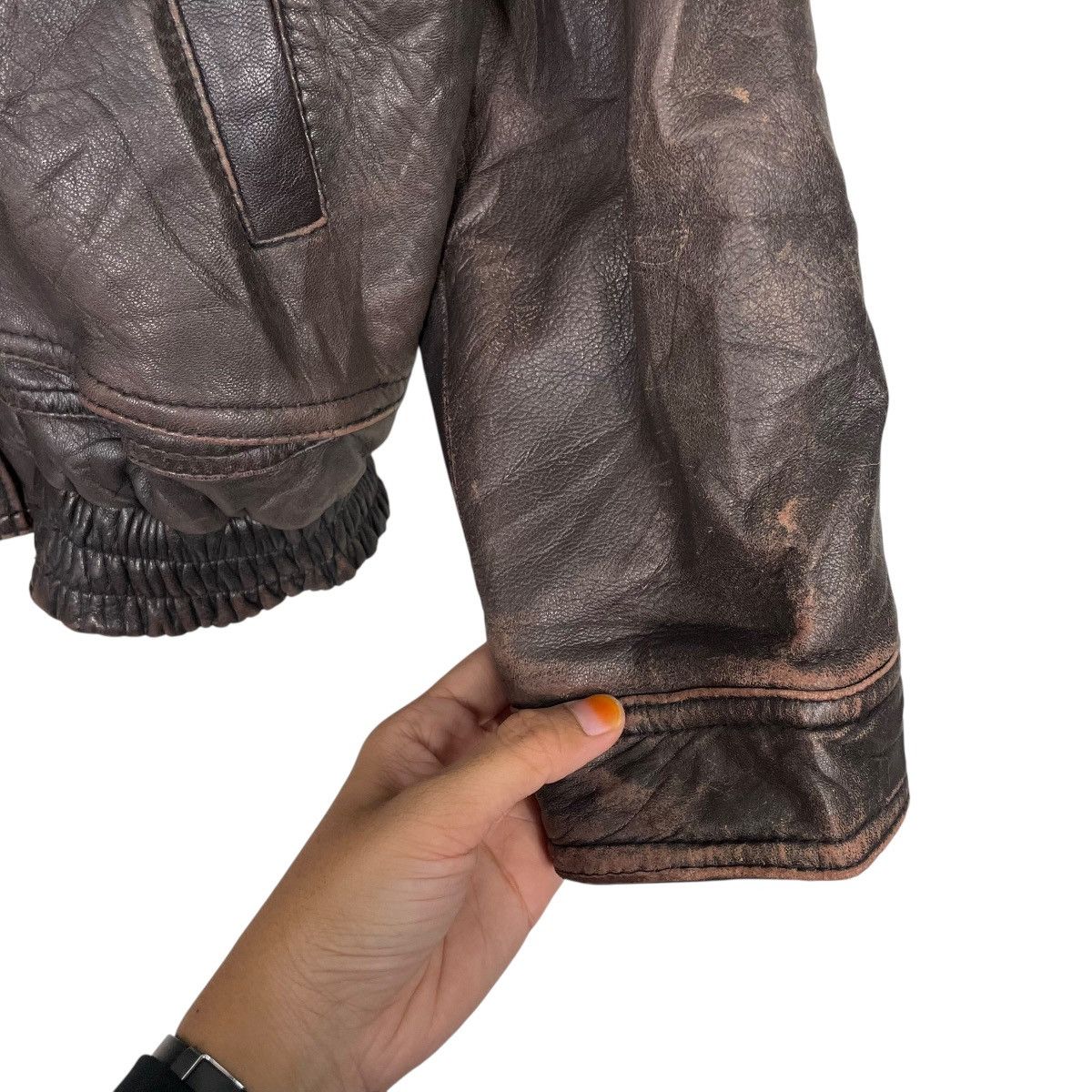 Japanese Brand Japanese Brand Motorcycle Riding Leather Jacket Size US M / EU 48-50 / 2 - 13 Thumbnail