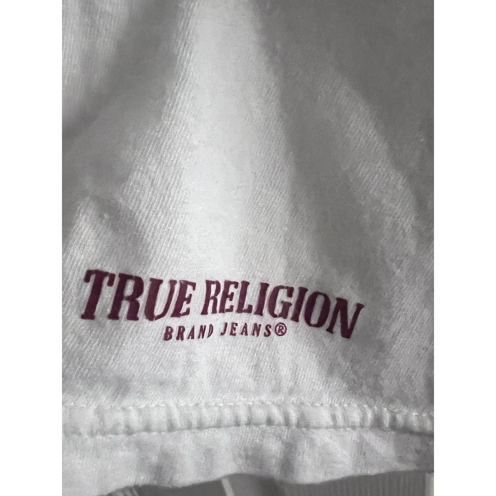 True Religion True Religion OG Crew Neck T-Shirt White Unisex Size Large Size US L / EU 52-54 / 3 - 2 Thumbnail