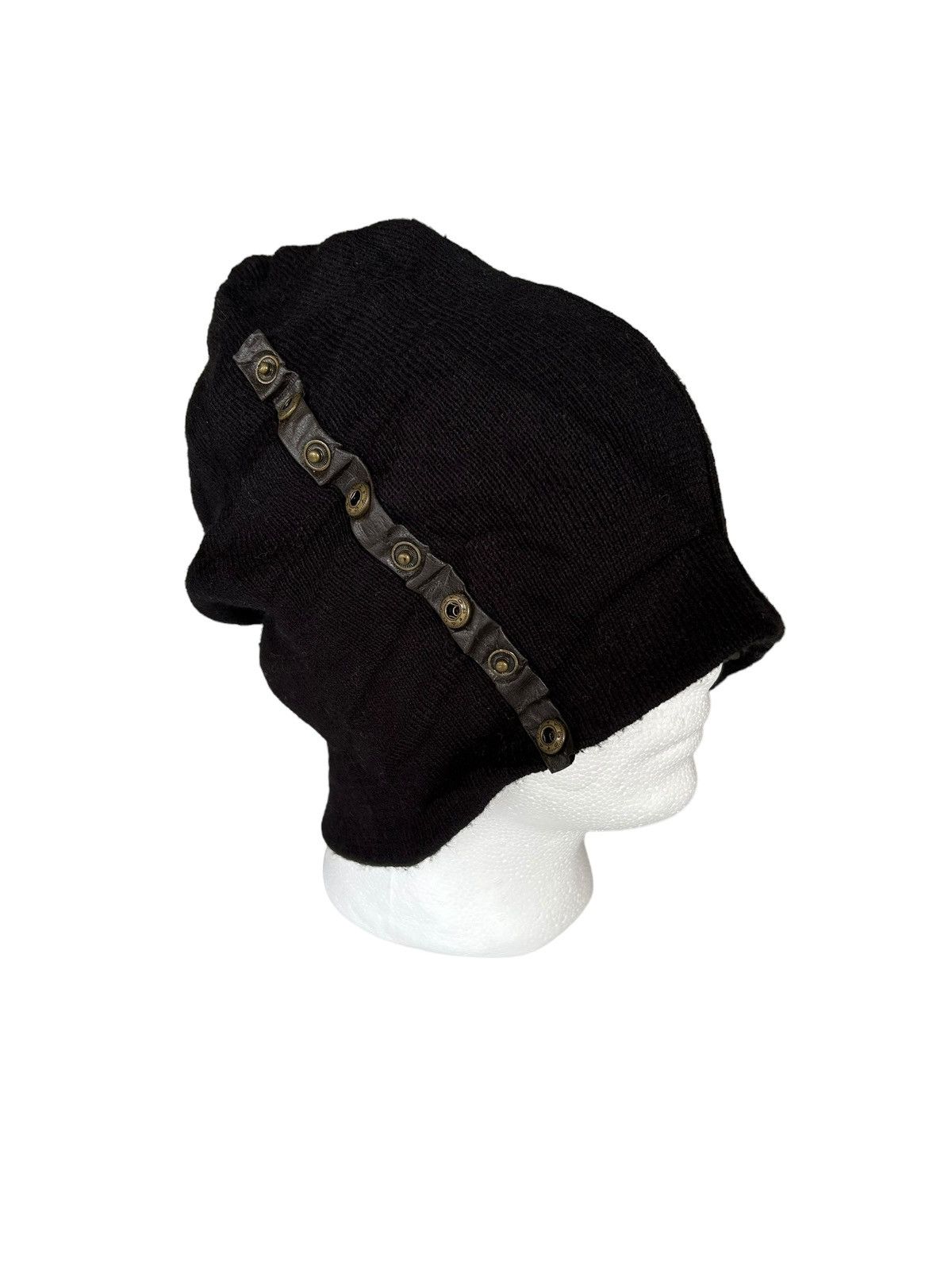 14th Addiction × Japanese Brand × Seditionaries Punk Bondage Style big Beanie Hats☠️☠️ Size ONE SIZE - 3 Thumbnail
