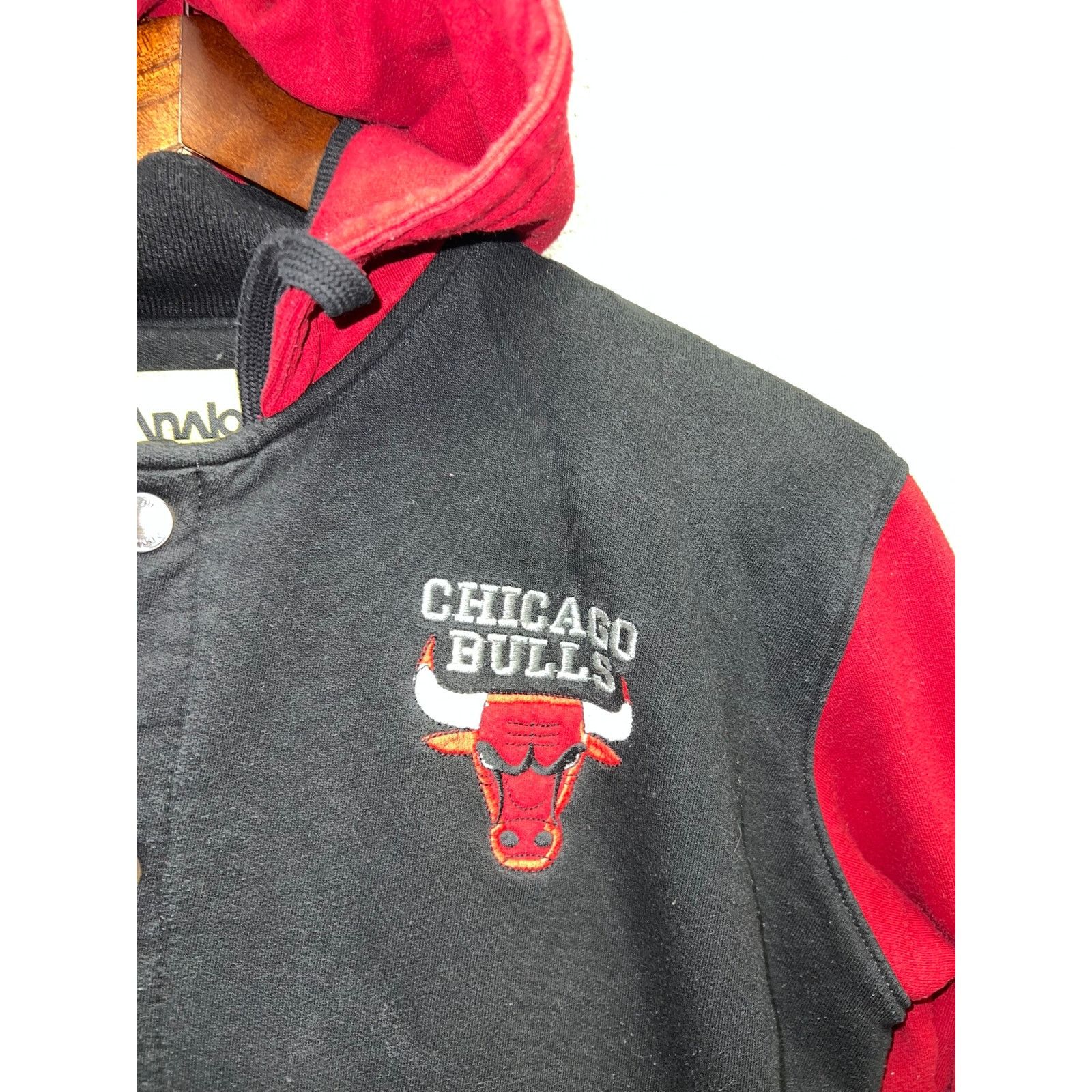 Vintage Analog Chicago Bulls Hoodie AG Button Up Basketball Medium Size US M / EU 48-50 / 2 - 2 Thumbnail