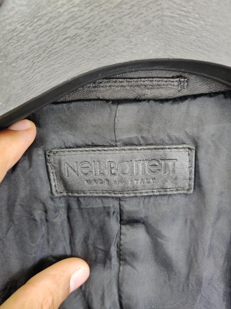 Neil Barrett Neill Barret Leather Black Single Breasted Blazer Jacket Size US XS / EU 42 / 0 - 8 Thumbnail