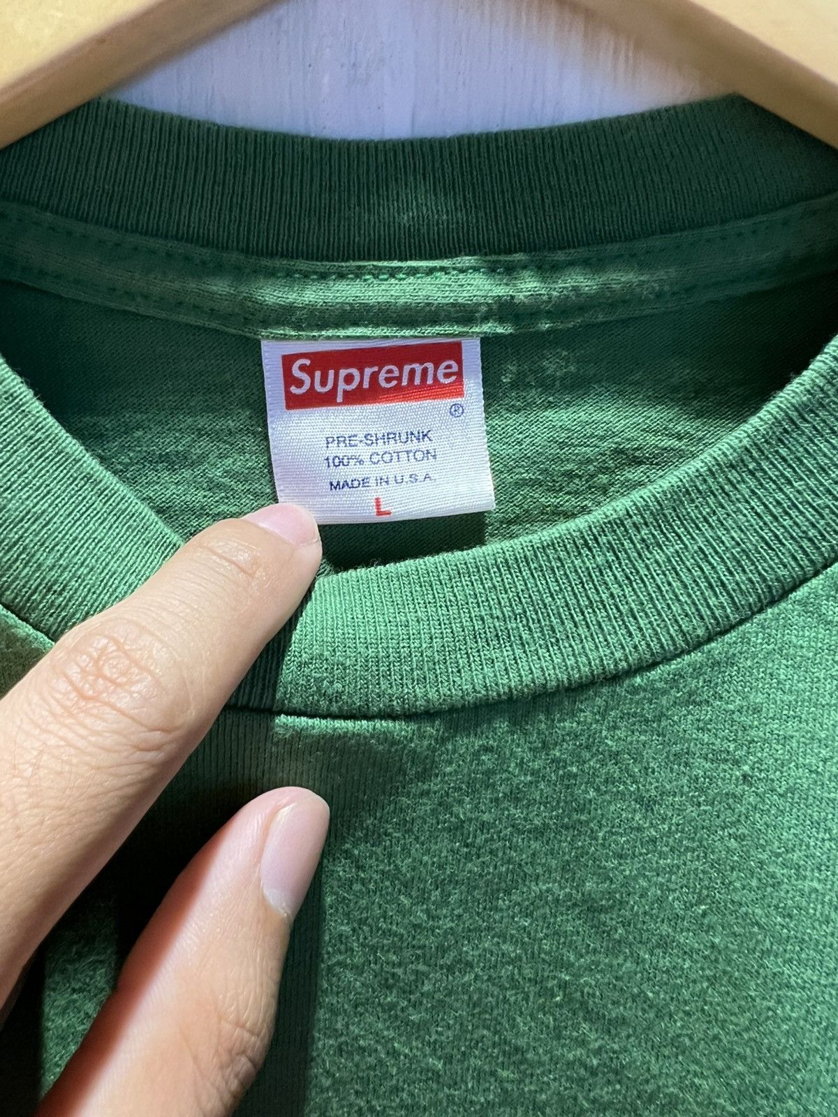 Supreme 1 OF 1 UNRELEASED SAMPLE MOLODKIN GREEN SUPREME BOX LOGO Size US L / EU 52-54 / 3 - 3 Thumbnail
