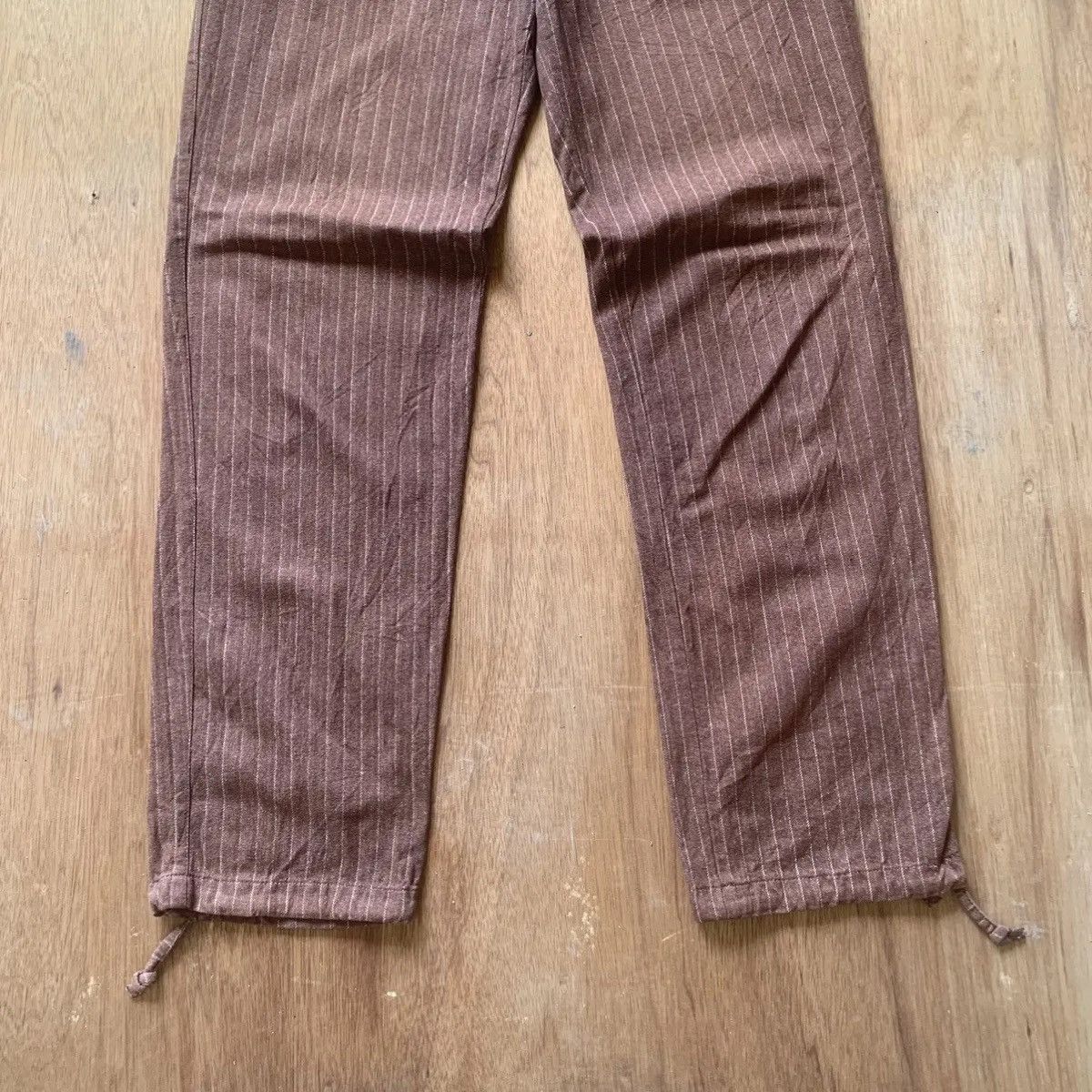 Beauty Beast 💥STEALS💥VIRGINVOYAGE JAPANESE 32x31 TROUSERS STRIPED PANTS Size US 32 / EU 48 - 3 Thumbnail