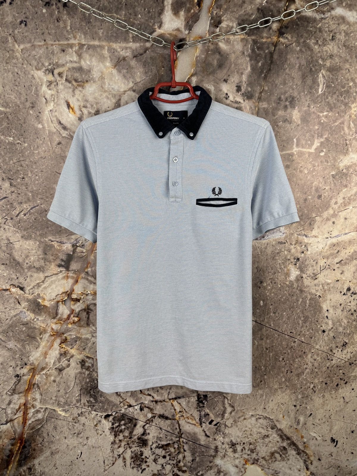 Fred Perry Men’s Fred Perry Polo Shirt Blue Streetwear Size Medium Size US M / EU 48-50 / 2 - 1 Thumbnail