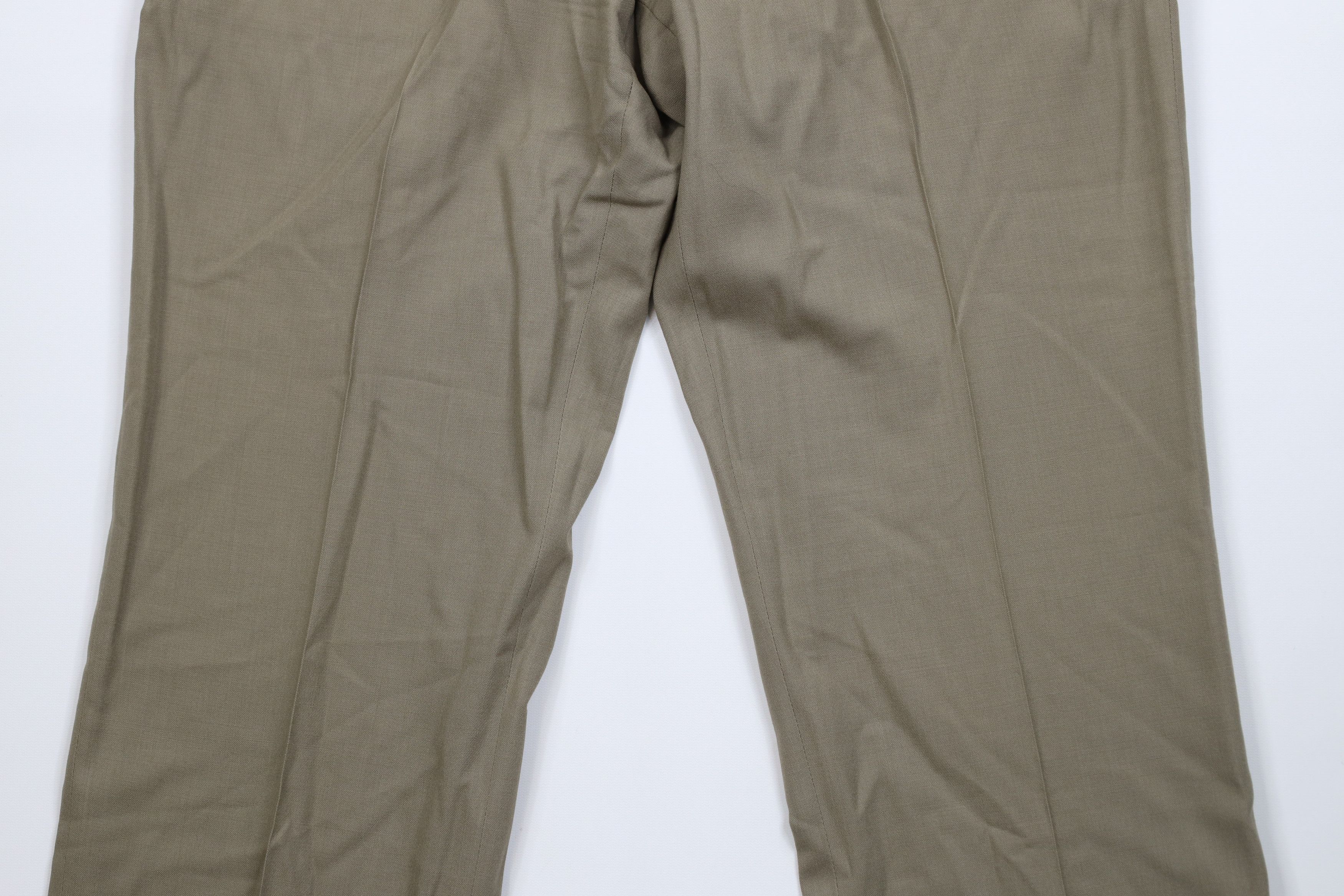 Lands' End Vintage 90s Lands End Knit Wide Leg Chino Pants Beige USA Size US 36 / EU 52 - 3 Thumbnail