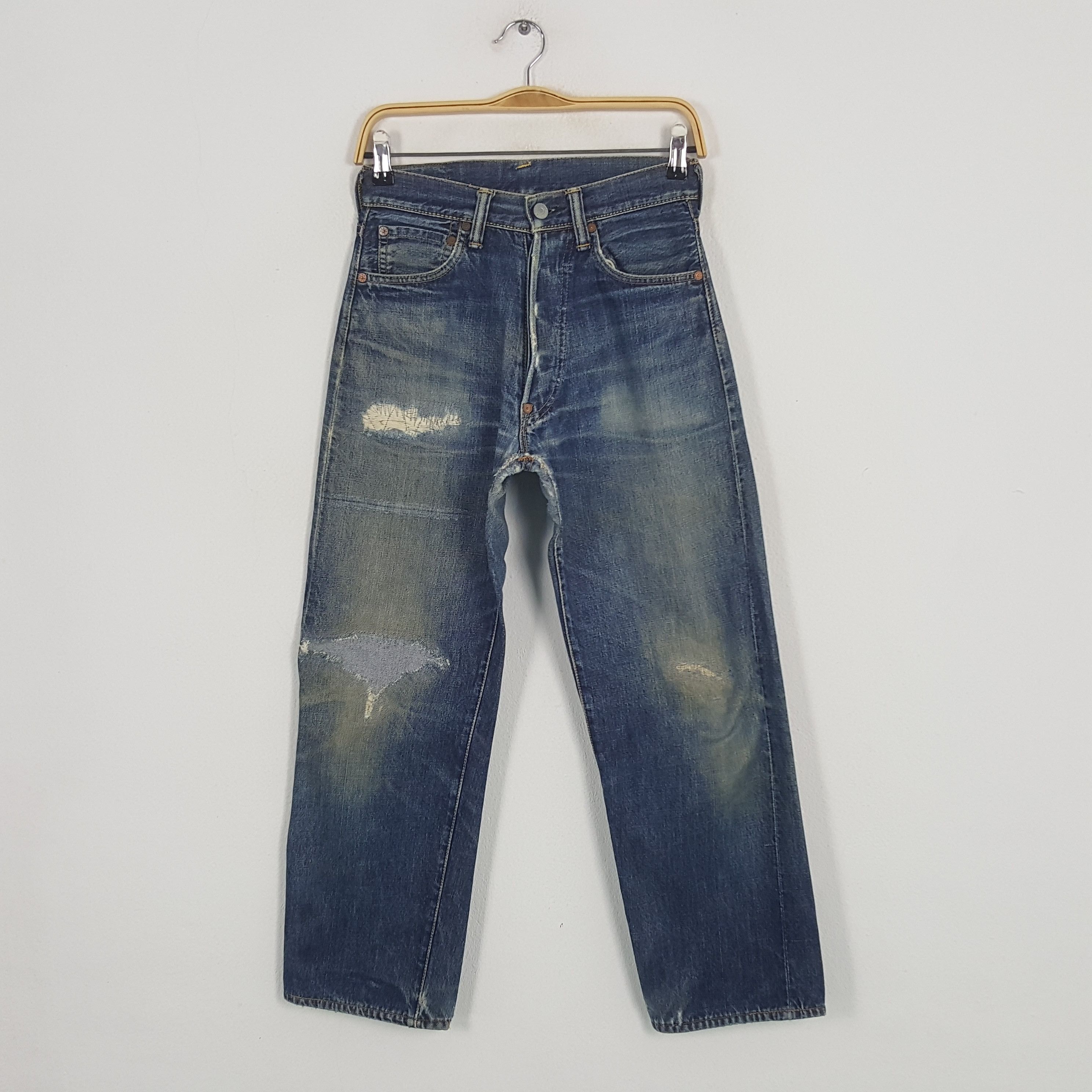 Evisu × Japanese Brand × Vintage Vintage Evisu Japanese Brand Daicock Custom Art Denim Jeans Size US 26 / EU 42 - 4 Thumbnail