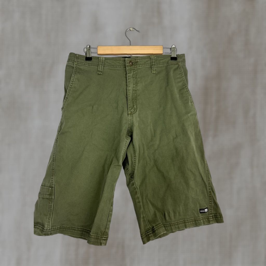 Prana Prana Mens Small Army Green Cargo Cotton Blend Outdoor Shorts Size US 29 - 1 Thumbnail