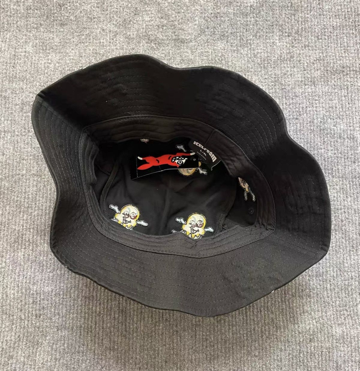 Billionaire Boys Club BBC ICECREAM Small Devil Embroidered Bucket Hat Size ONE SIZE - 4 Thumbnail