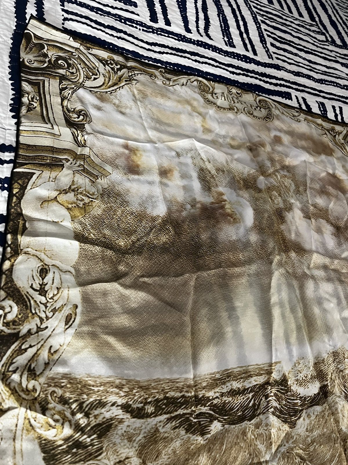 Jean Paul Gaultier × Vintage Jean Paul Gaultier Divine Silk Scarf Size ONE SIZE - 4 Thumbnail