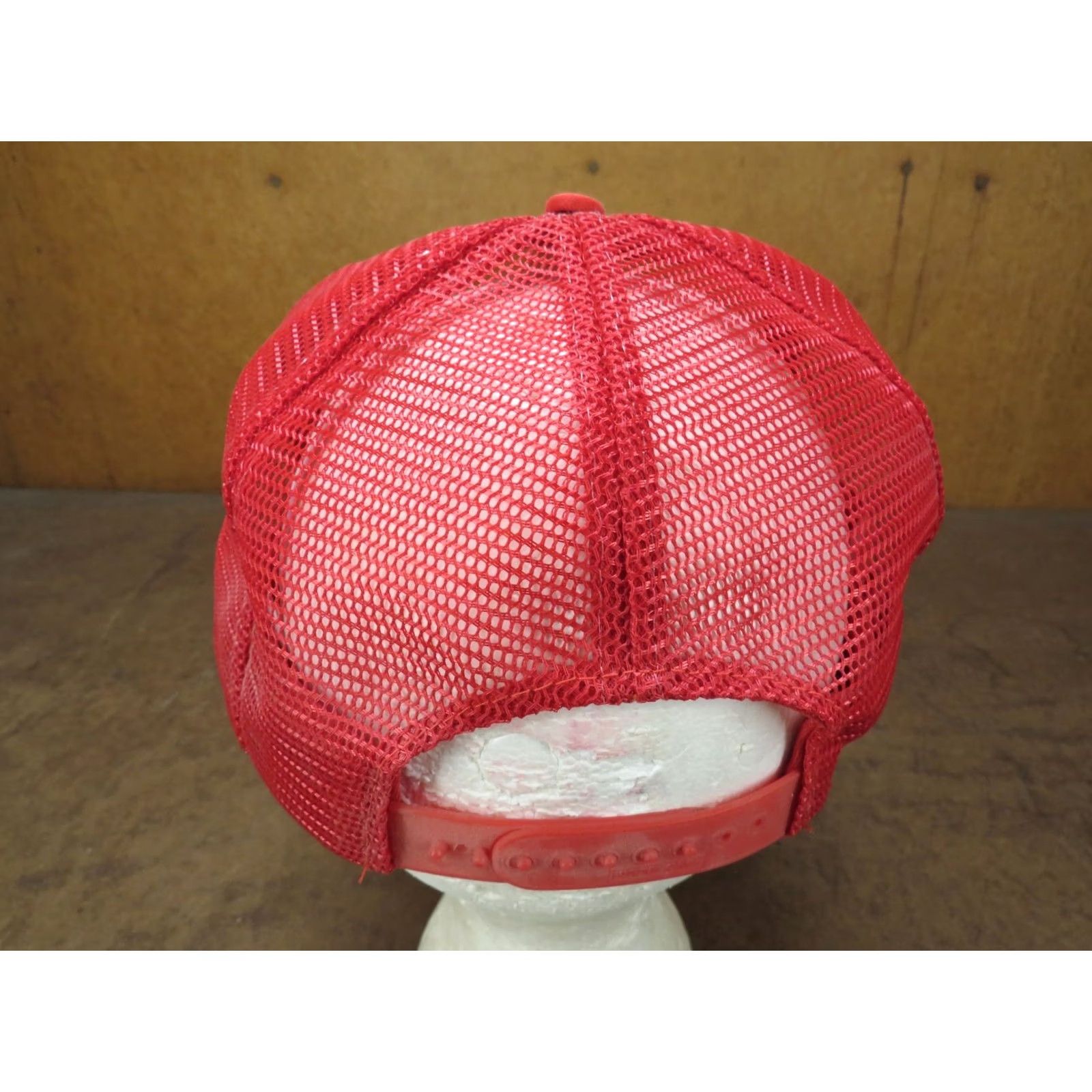 Vintage Vintage 1988 Labor Day Auction Snapback Hat - Red White Cap Size ONE SIZE - 3 Thumbnail