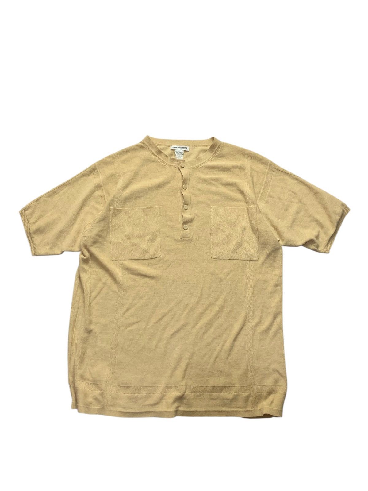 Engineered Garments 🐍 SOLD 🐍A Blue Garment Newyork Short Sleeve Knit Size US L / EU 52-54 / 3 - 1 Thumbnail