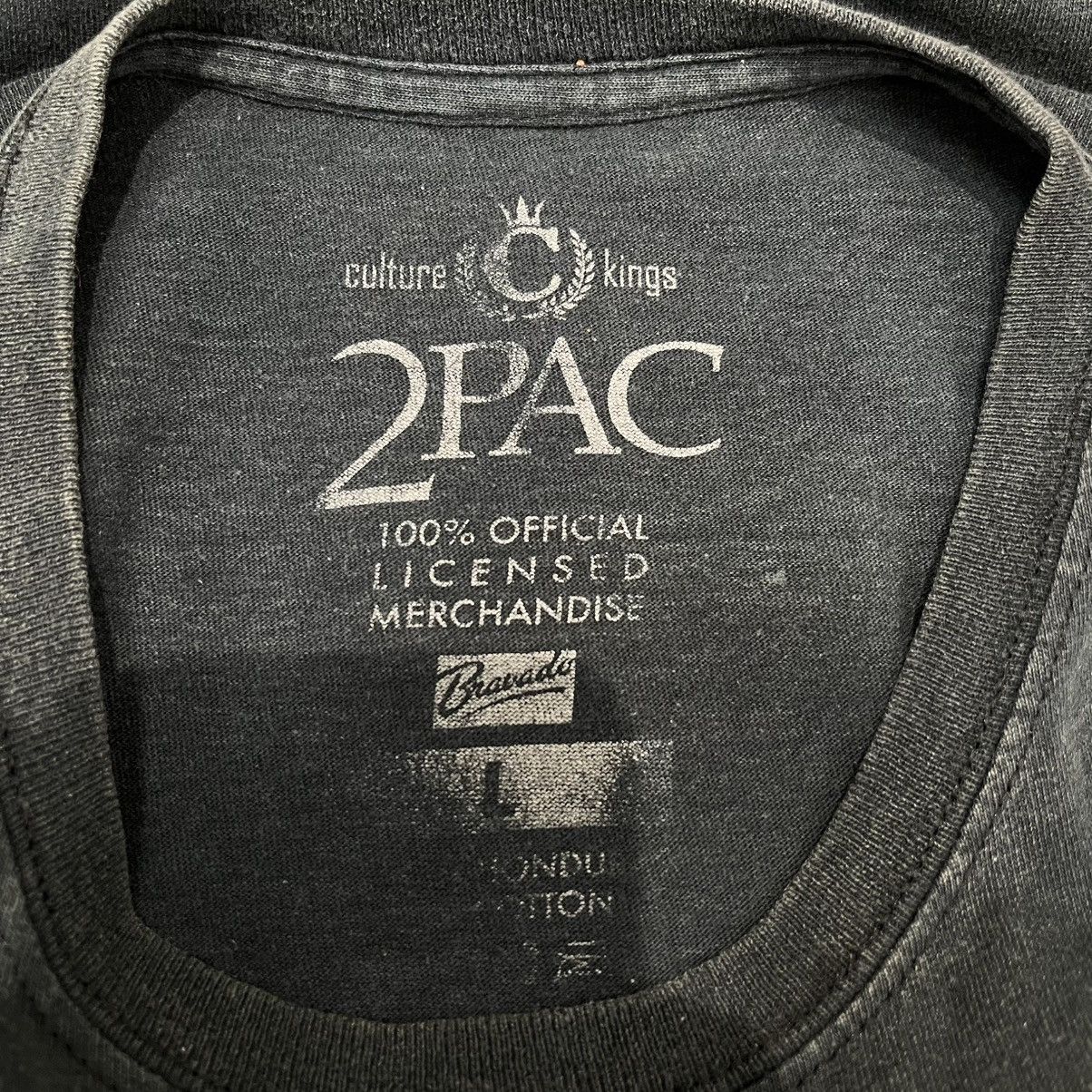 Vintage 2PAC Vintage Tee Black Size US L / EU 52-54 / 3 - 3 Thumbnail