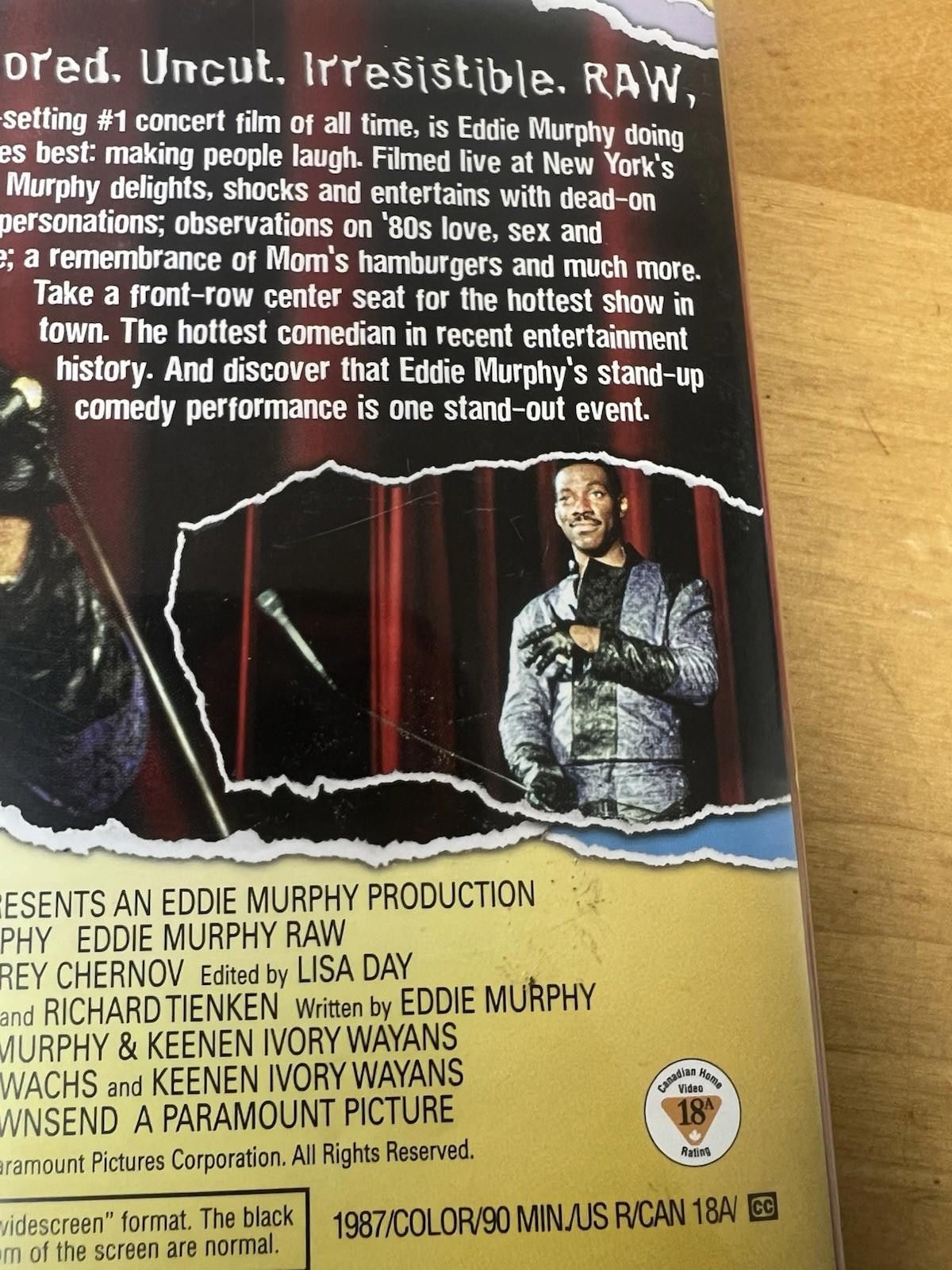 Other Eddie Murphy Raw (DVD, 1987, Widescreen) Eddie Murphy Size ONE SIZE - 12 Thumbnail