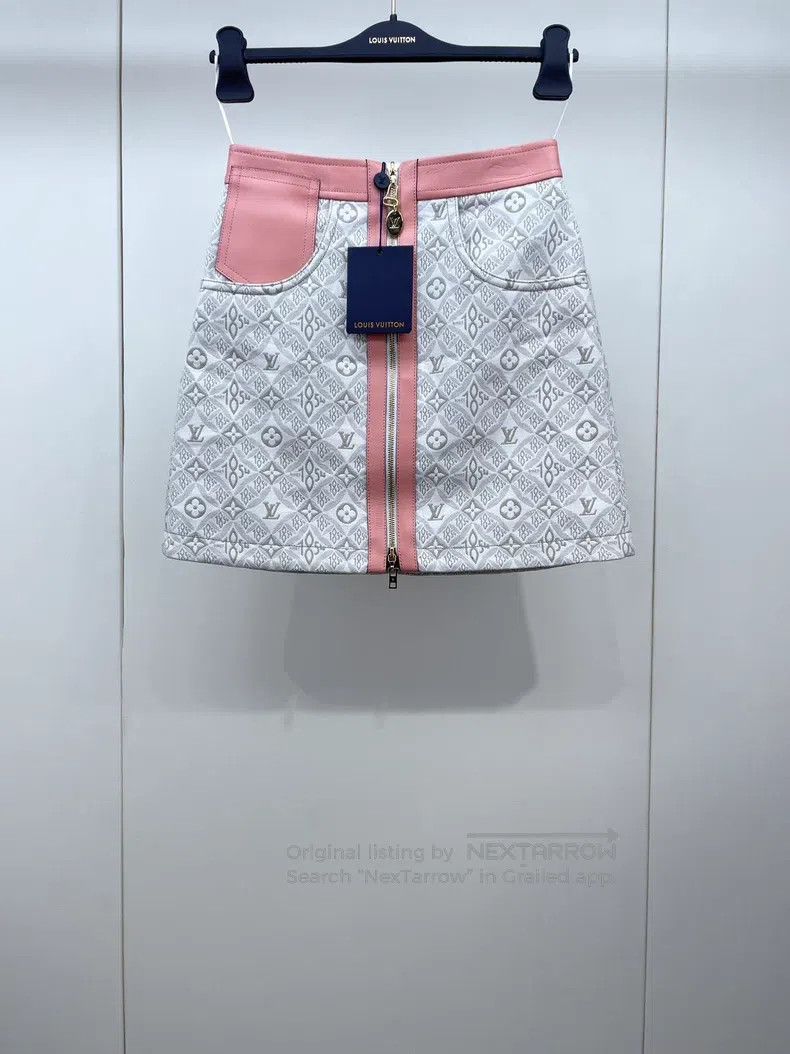 Louis Vuitton Louis Vuitton 1854 Collection Patchwork Skirt Size 33" - 1 Thumbnail