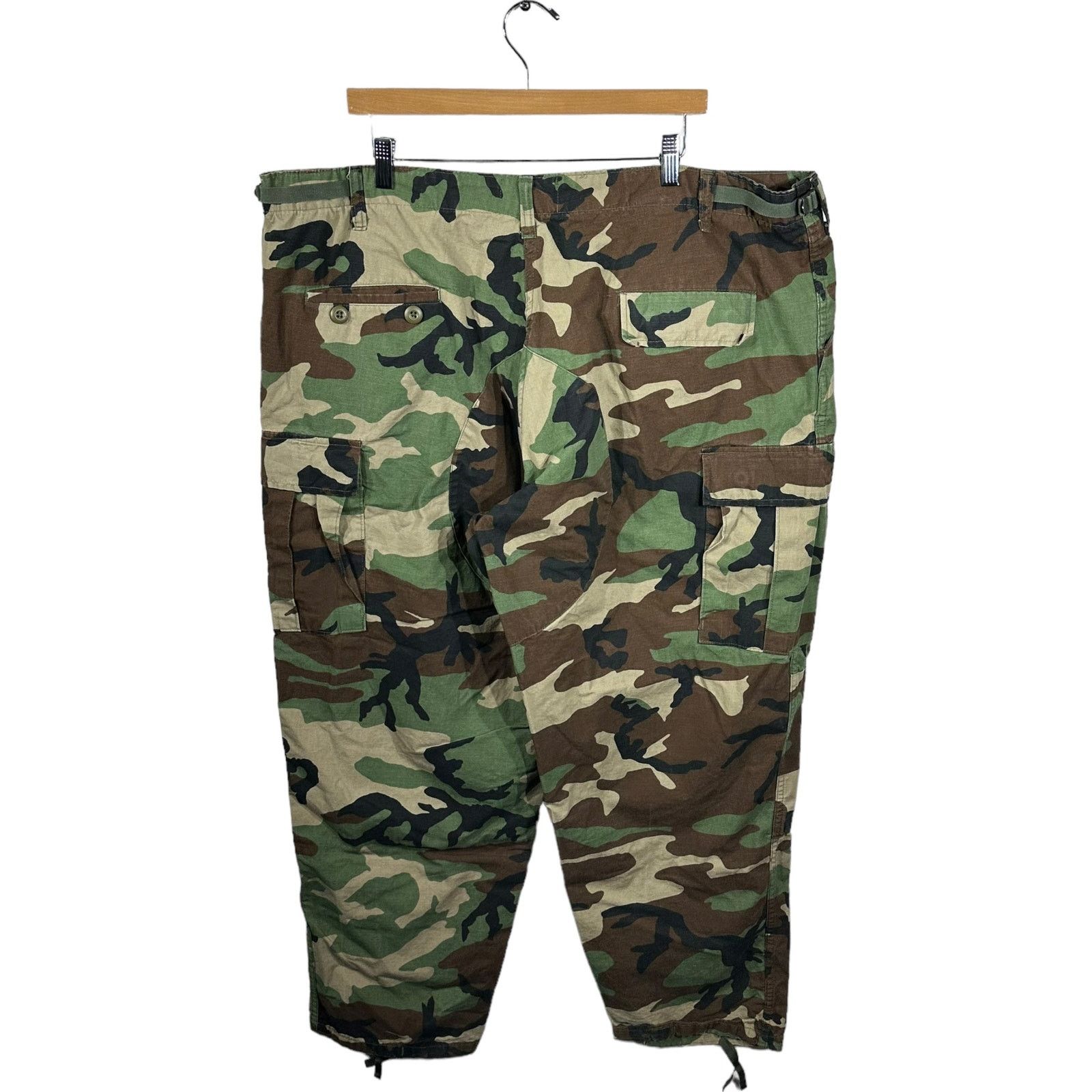 Vintage Vintage Military Woodland Camo Button Fly Cargo Pants Size US 44 / EU 60 - 3 Thumbnail