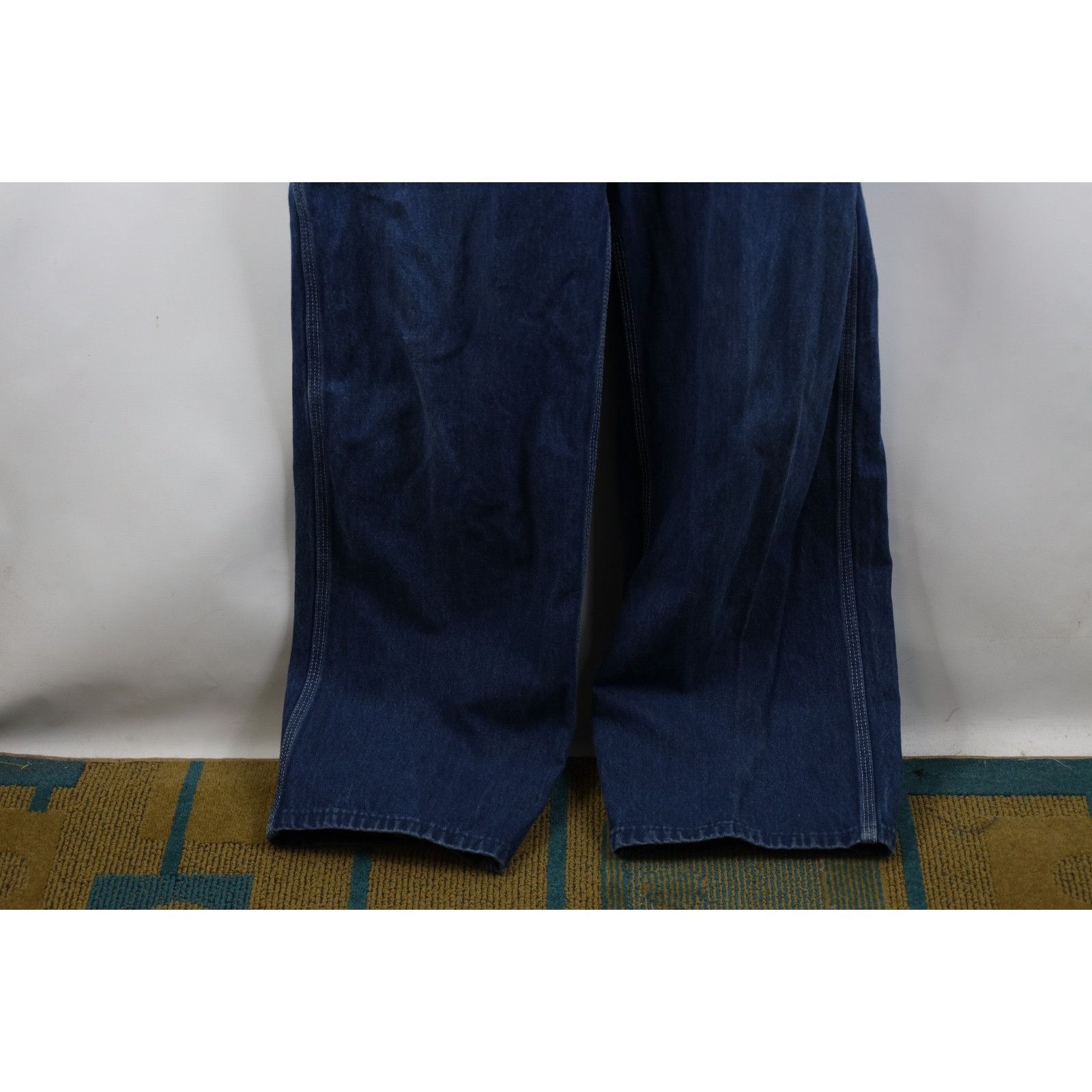 Dickies Vintage Y2K Dickies Faded Wide Leg Denim Overalls Size US 38 / EU 54 - 4 Thumbnail