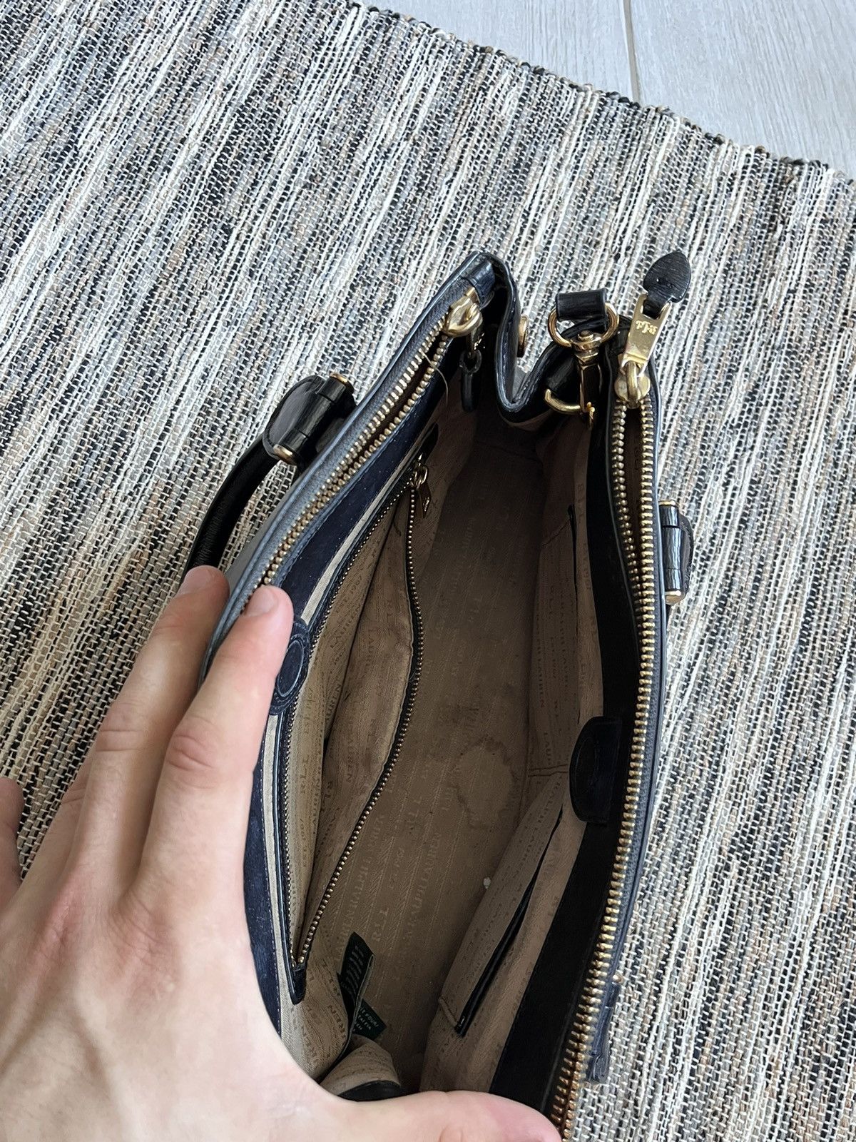 Polo Ralph Lauren × Vintage Vintage woman Polo Ralph Lauren Bag Calfskin Size ONE SIZE - 18 Thumbnail