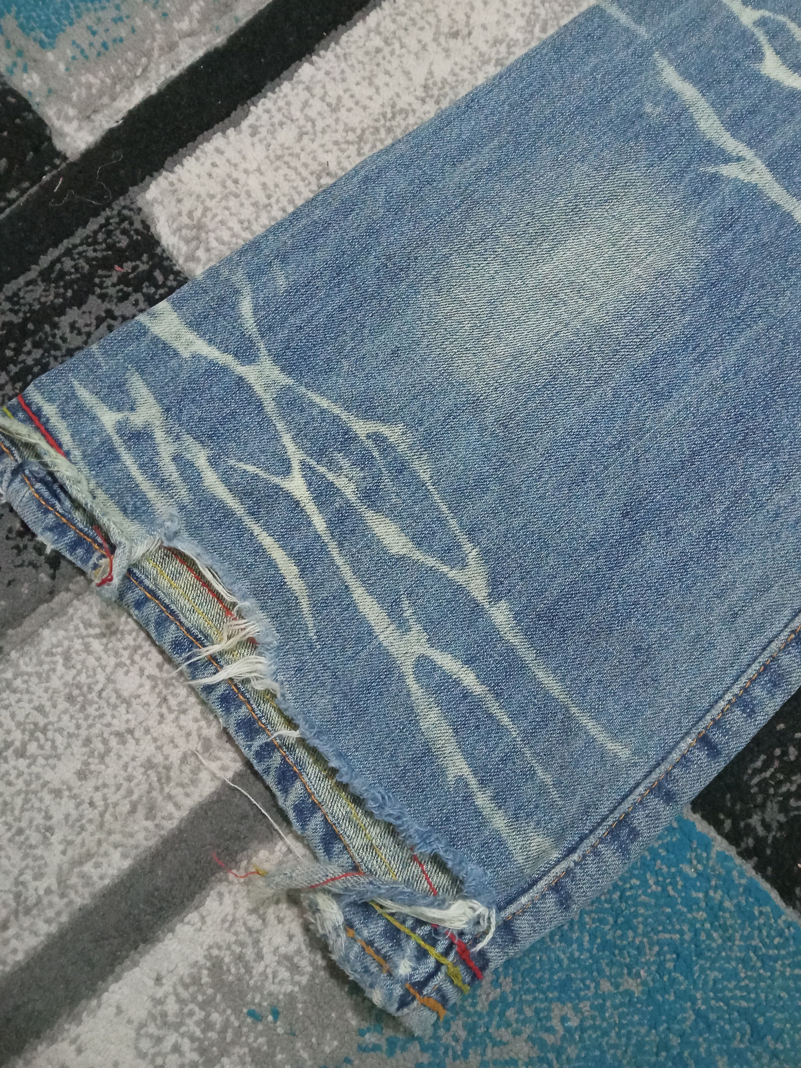 Japanese Brand Vintage Soul Of Freedom Distressed Flare Jeans Size US 35 - 12 Thumbnail