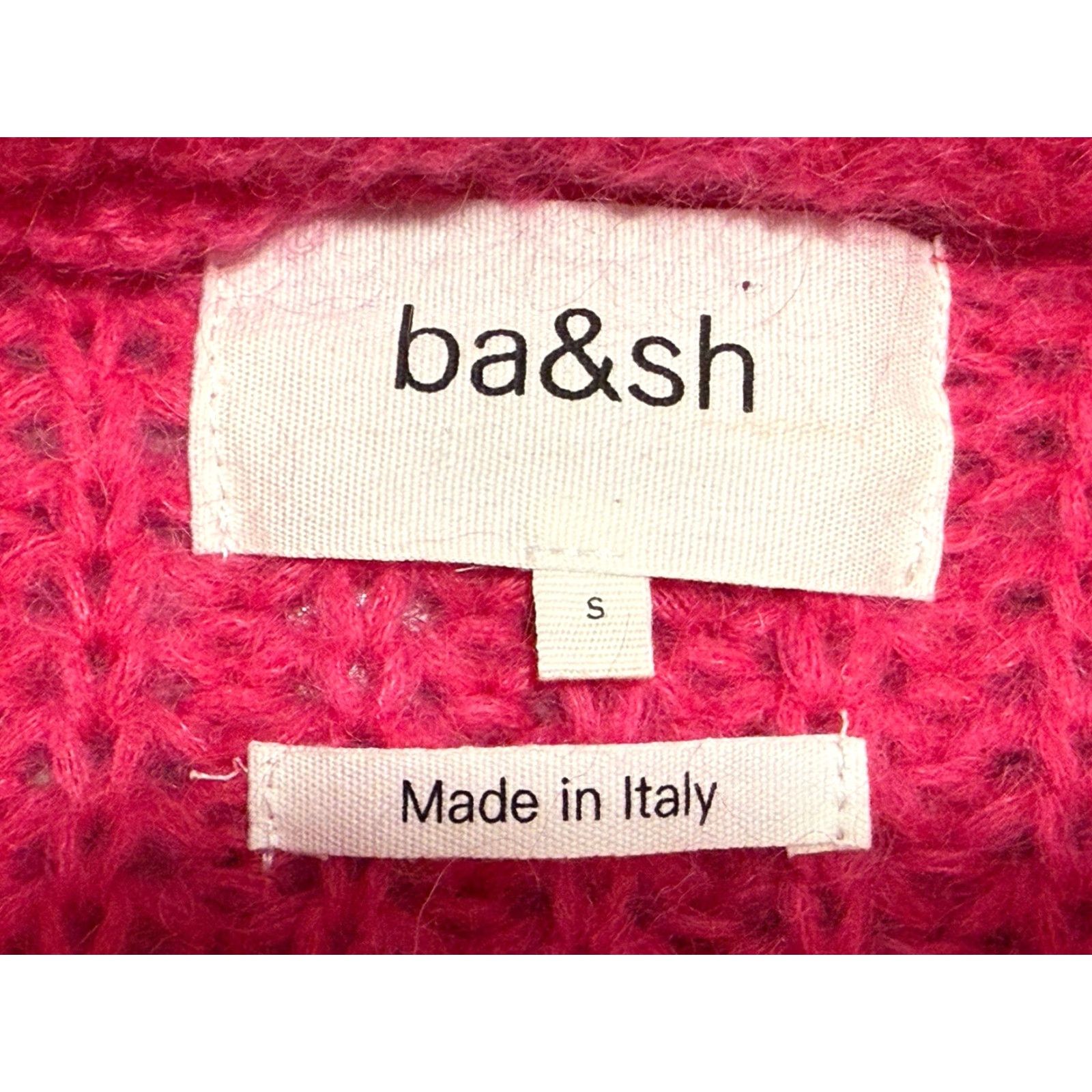 ba&sh ba&sh Women's Emma Rose Alpaca Mohair Pullover Sweater Women US 6 Pink Knit Turtleneck Italy Size M / US 6-8 / IT 42-44 - 2 Thumbnail