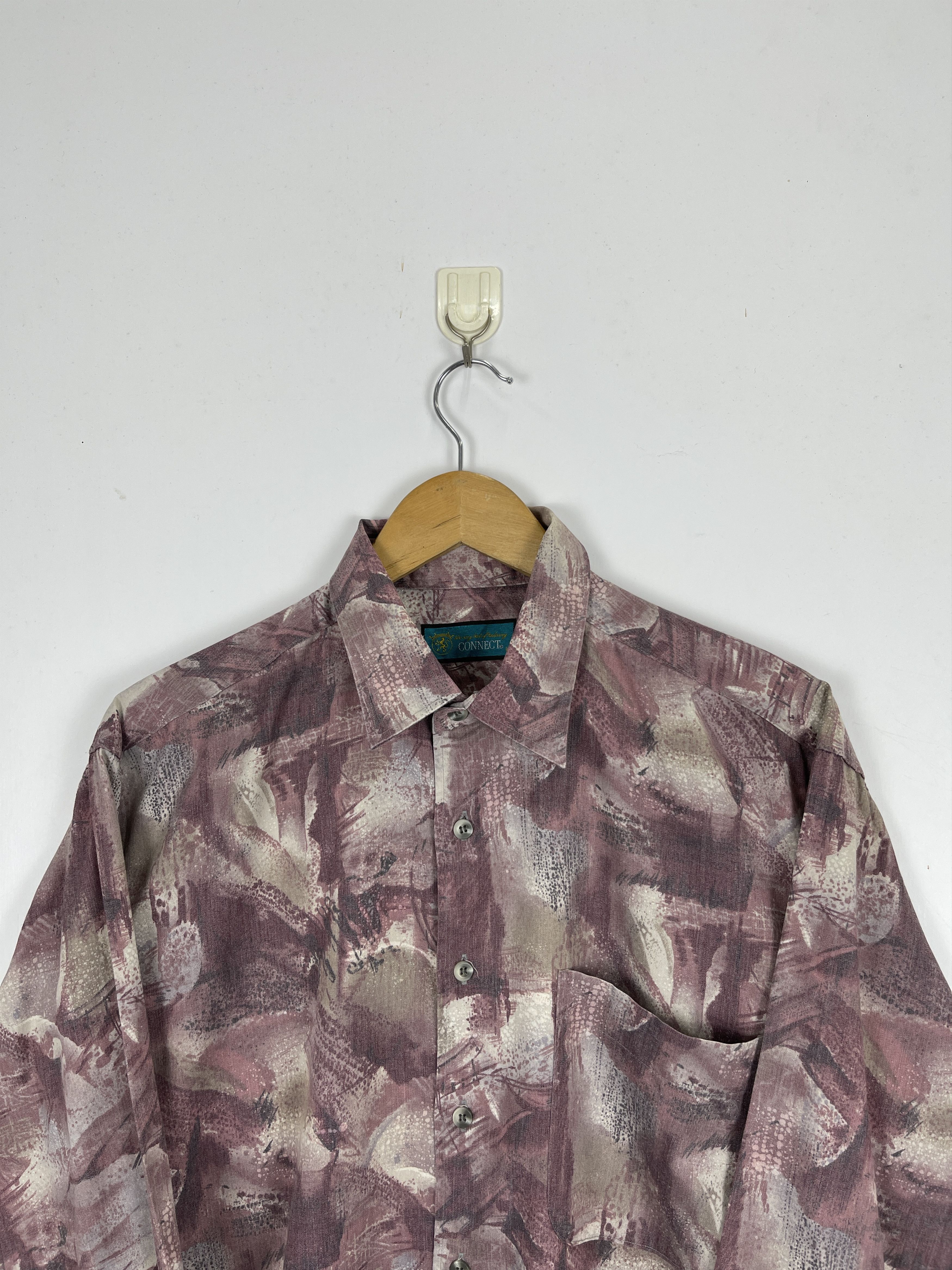 Japanese Brand × Vintage Vintage Japanese Brand Floral Design Silk Shirt TA0406 Size US L / EU 52-54 / 3 - 2 Thumbnail