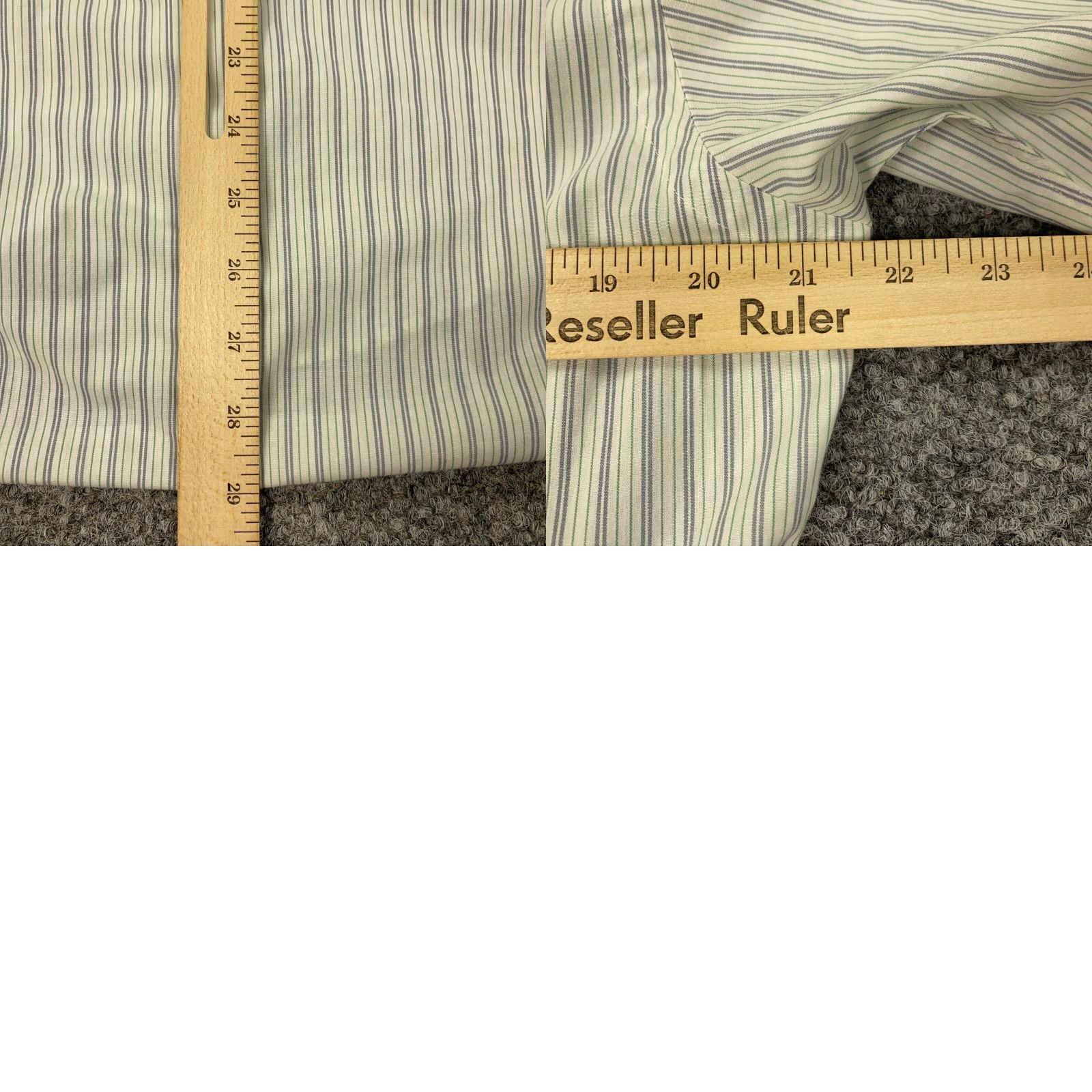 Oscar De La Renta VTG Oscar de la Renta Mens Shirt Button-Up Striped Beige 15.5 Lightweight Casual Shirt Mens Size 15.5 Beige Striped Button Up Lightweight Size US M / EU 48-50 / 2 - 8 Thumbnail