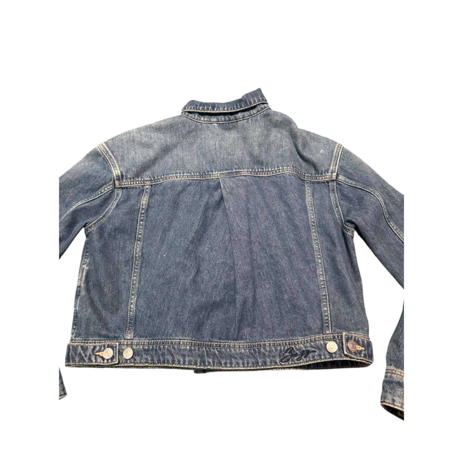 Hugo Boss VINTAGE BOSS Hugo Boss Denim Trucker Jacket Men’s Small Blue Size US S / EU 44-46 / 1 - 7 Thumbnail