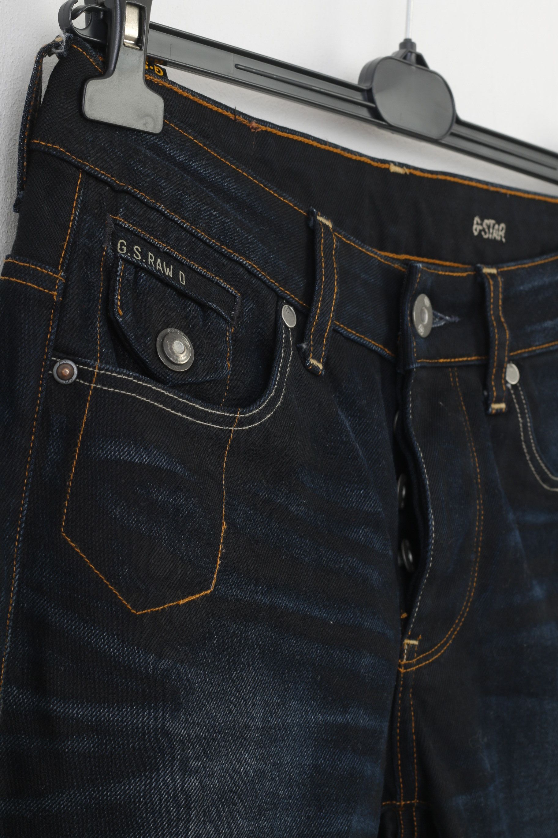 G-Star G-Star Men 29 32 Trousers Navy Blue Morris 10155 Size US 29 - 3 Thumbnail