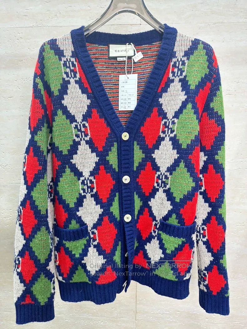 Gucci Gucci Logo cardigan coat Size US S / EU 44-46 / 1 - 1 Thumbnail