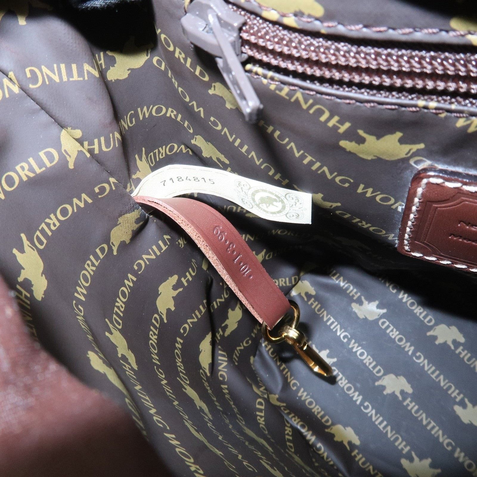 Huntington Hunting World Canvas & Leather Tote Tan Size ONE SIZE - 8 Thumbnail