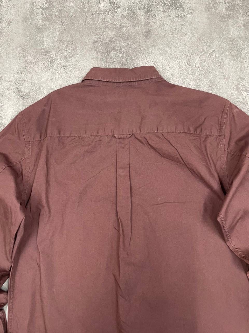 Allsaints AllSaints Men Cotton Shirt Button Down Long Sleeve Brown Size US M / EU 48-50 / 2 - 9 Thumbnail
