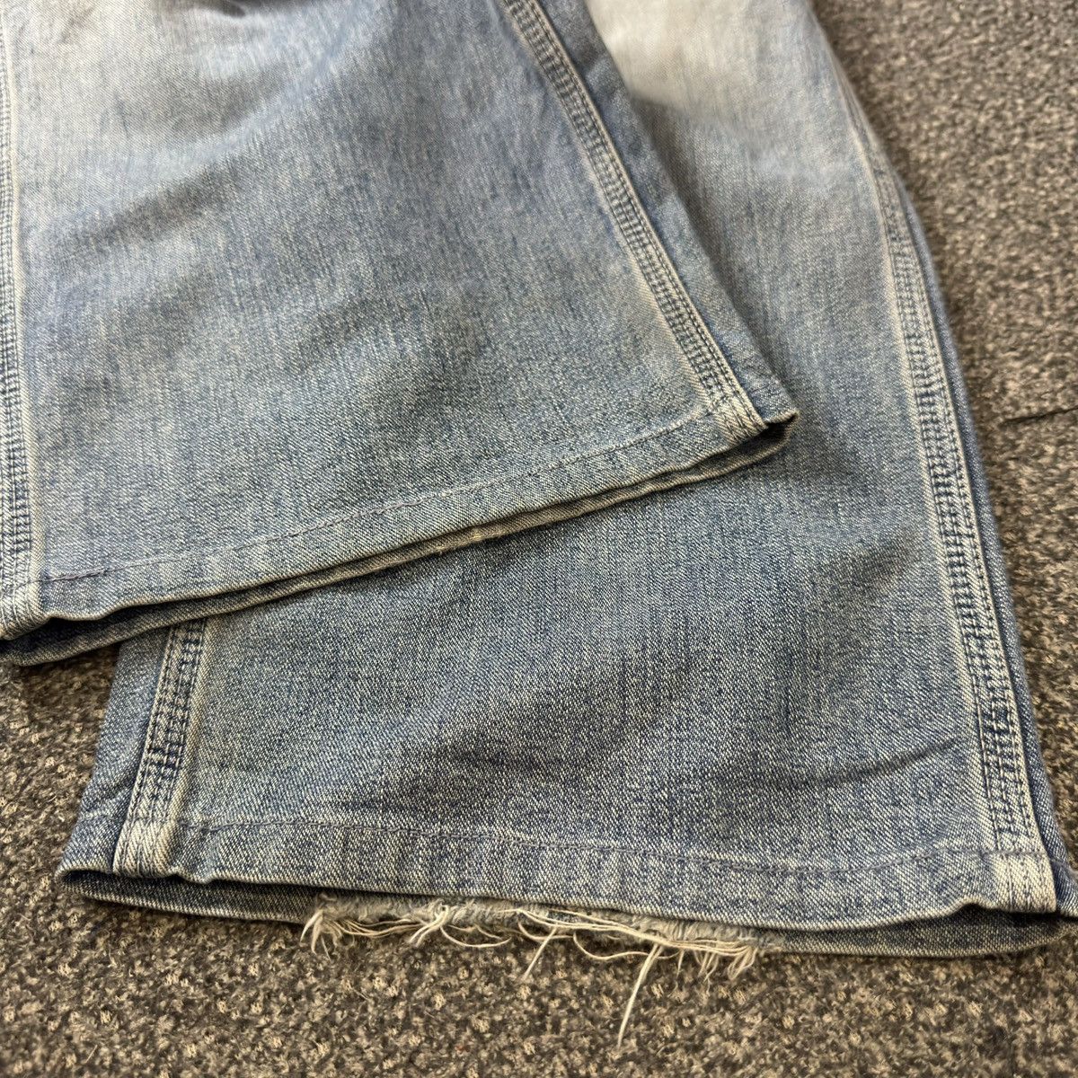 Lee Workwear Vintage 90s Lee Sanforized Carpenter Marbling Denim Size US 30 / EU 46 - 18 Thumbnail
