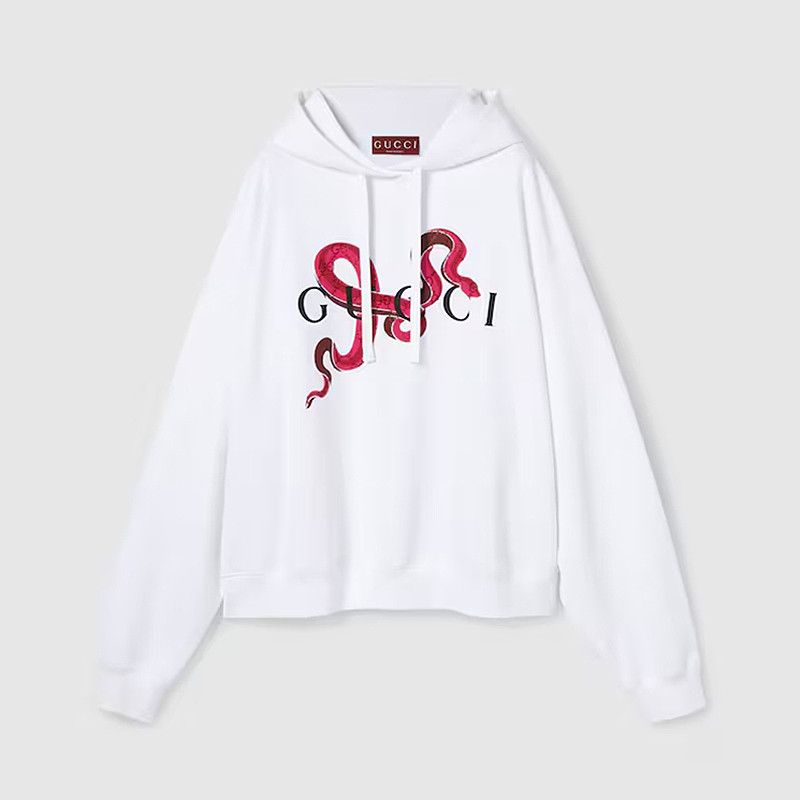 Gucci o1B3y1r0426 Embroidered Cotton Jersey Hooded Sweatshirt Size XS / US 0-2 / IT 36-38 - 1 Preview