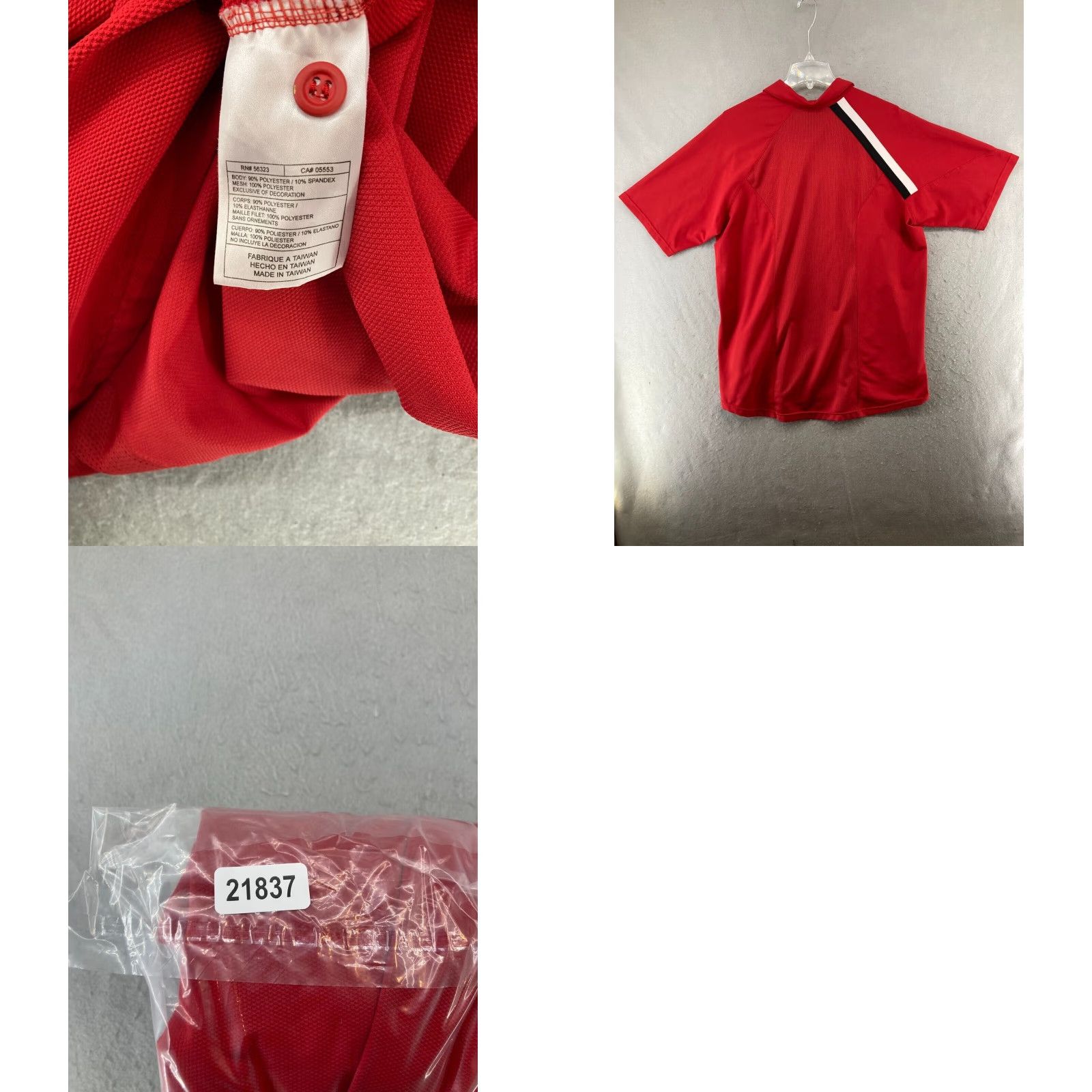 Nike Nike Sphere Dry Polo Mens L Orange Tiger Clemson Swoosh Sportswear Shirt 90s Theme Football Golf Tigers Size US L / EU 52-54 / 3 - 8 Thumbnail