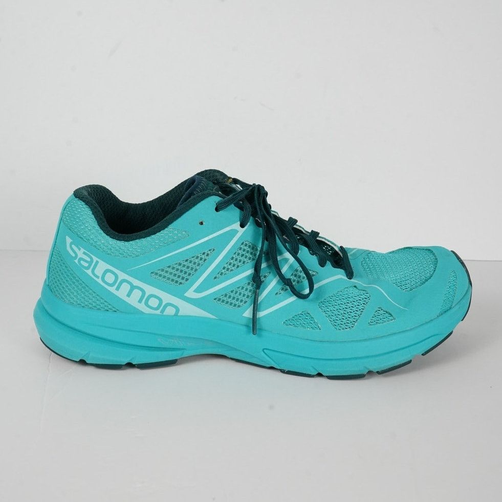 Salomon Sonic Pro 2 Teal Blue Athletic Running Shoes Wmns 7, Women's