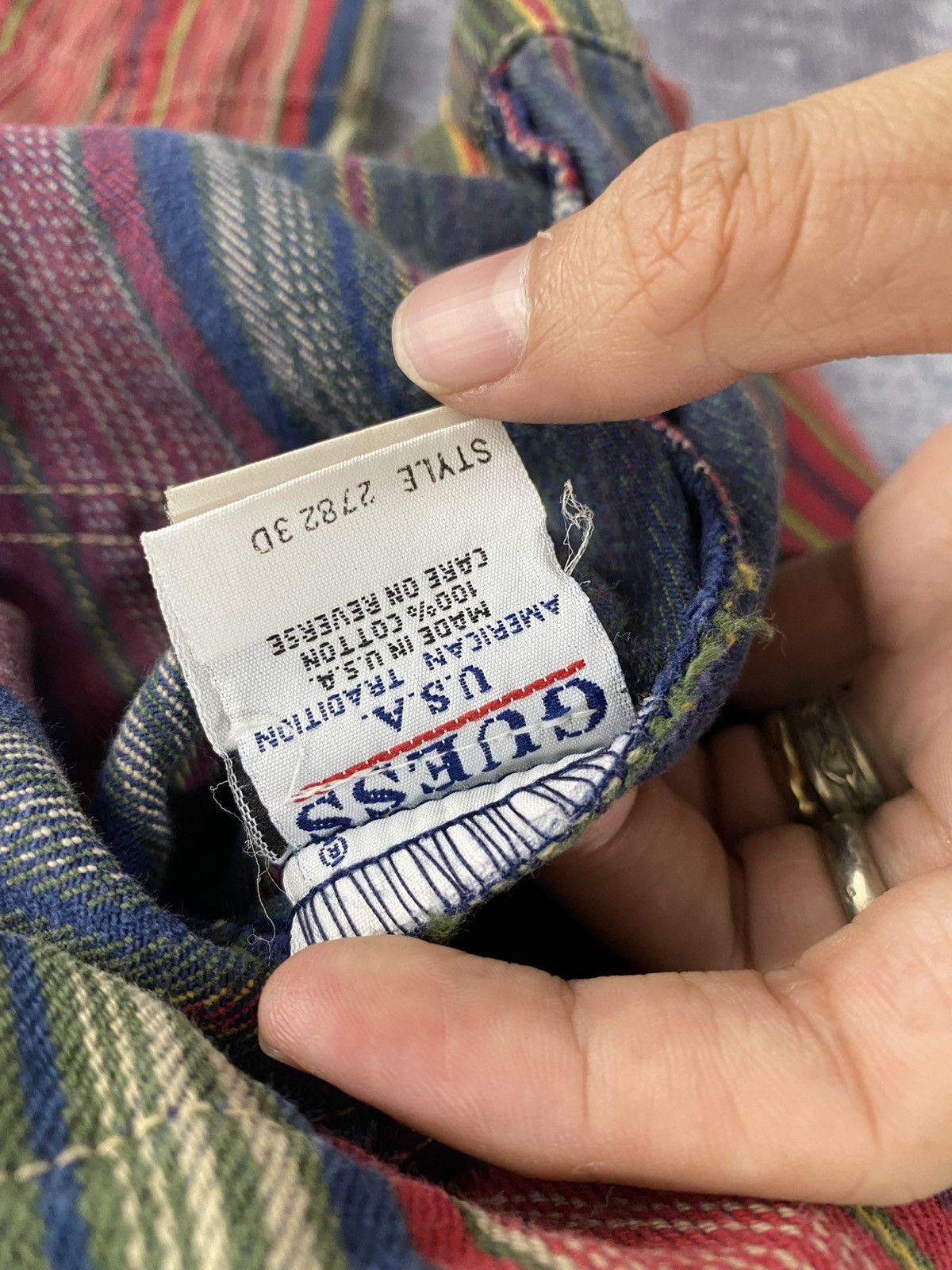 Vintage vintage guess stripe jackets Size S / US 4 / IT 40 - 8 Thumbnail