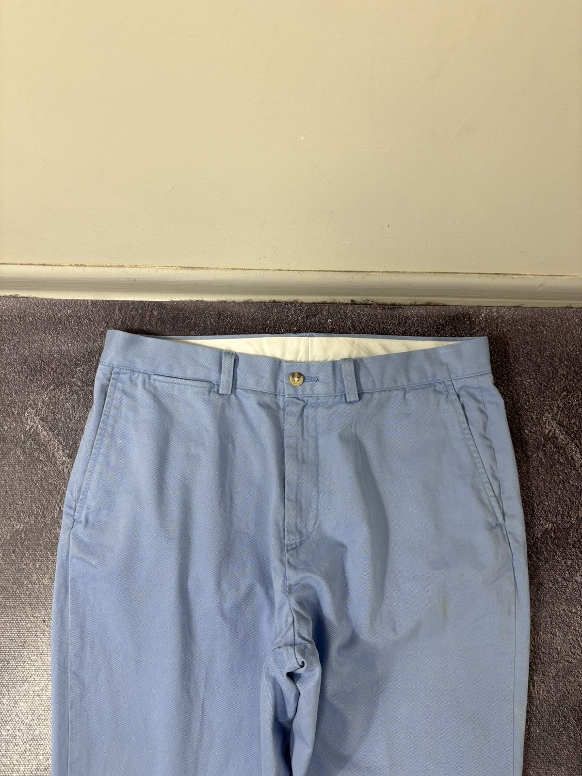 Polo Ralph Lauren Polo Ralph Lauren Men’s Blue Classic Fit Preppy Chino Pants Size US 34 / EU 50 - 9 Thumbnail