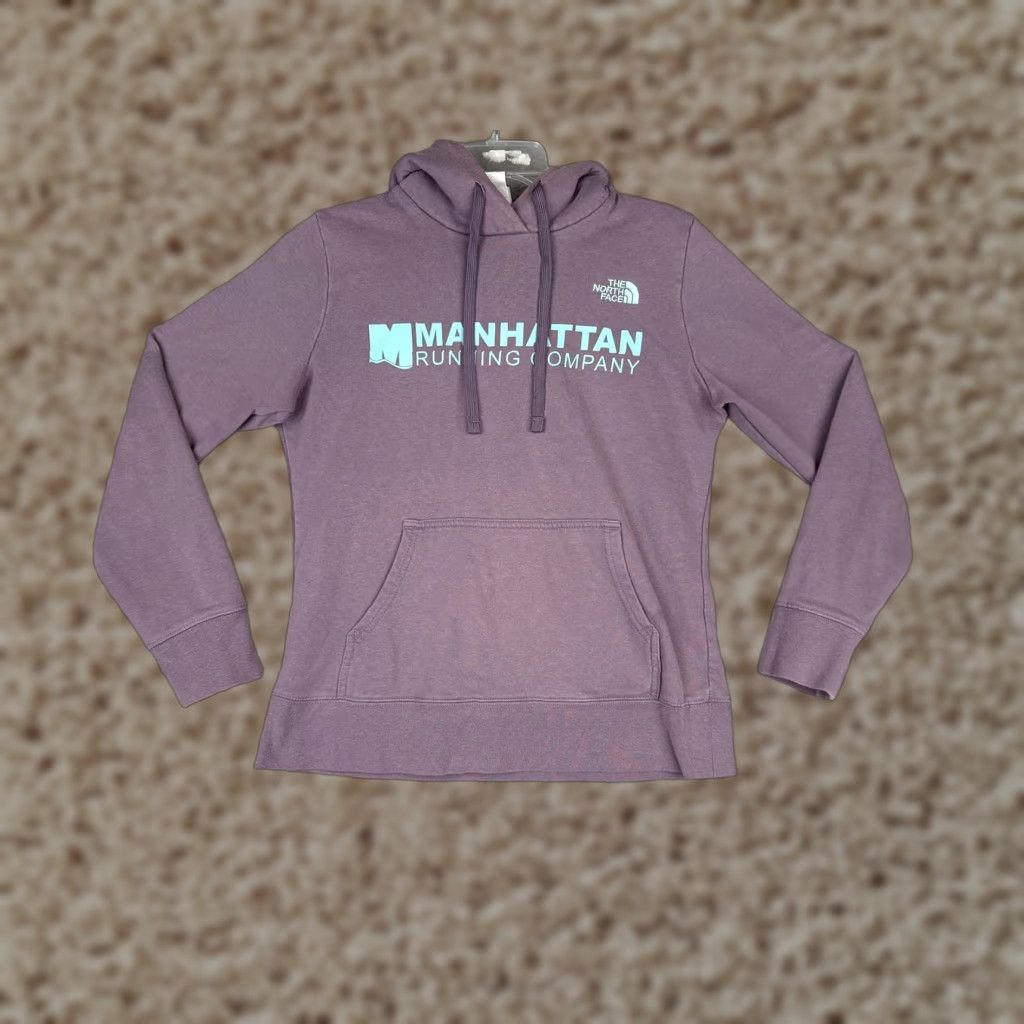 The North Face The North Face Hoodie Womens Medium Purple Manhattan Running Company Sweatshirt Size M / US 6-8 / IT 42-44 - 1 Thumbnail