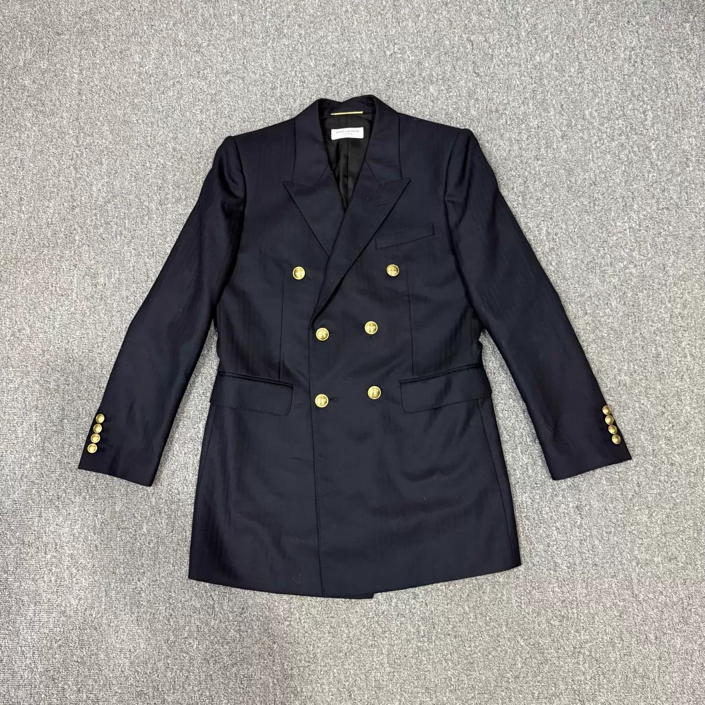Saint Laurent Paris SLP black wool blazer 38 mint Size S / US 4 / IT 40 - 1 Thumbnail