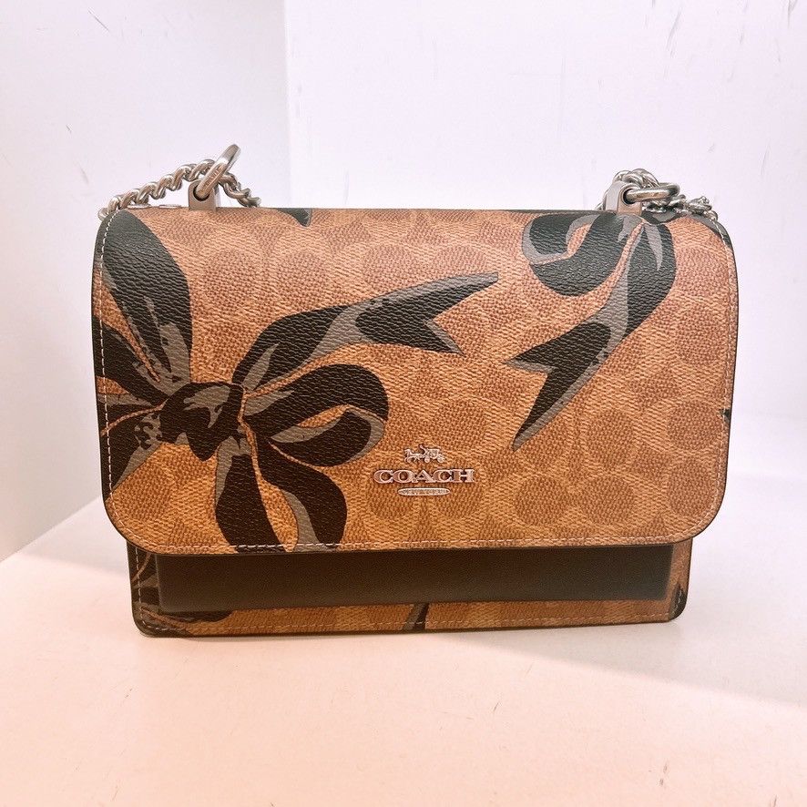 Coach Klare Crossbody Bag In Signature Canvas With Bow Print CY649 Size ONE SIZE - 2 Thumbnail