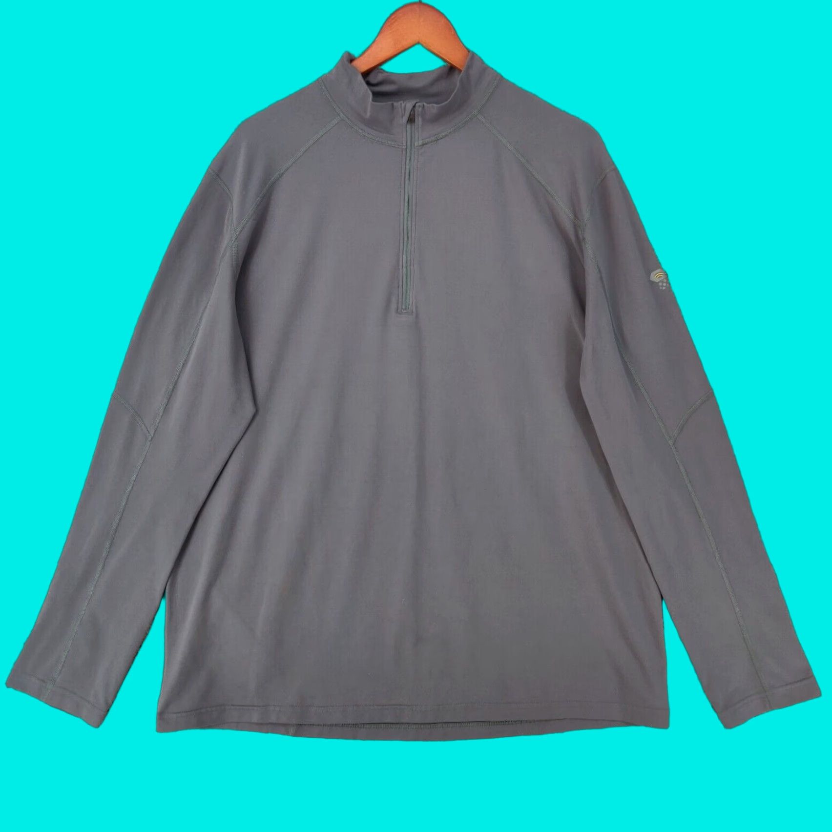 Mountain Hardwear Mountain Hardwear Shirt Men XL Base Layer 1/4 Zip Stretch Hiking Performance Mens Size US XL / EU 56 / 4 - 1 Thumbnail