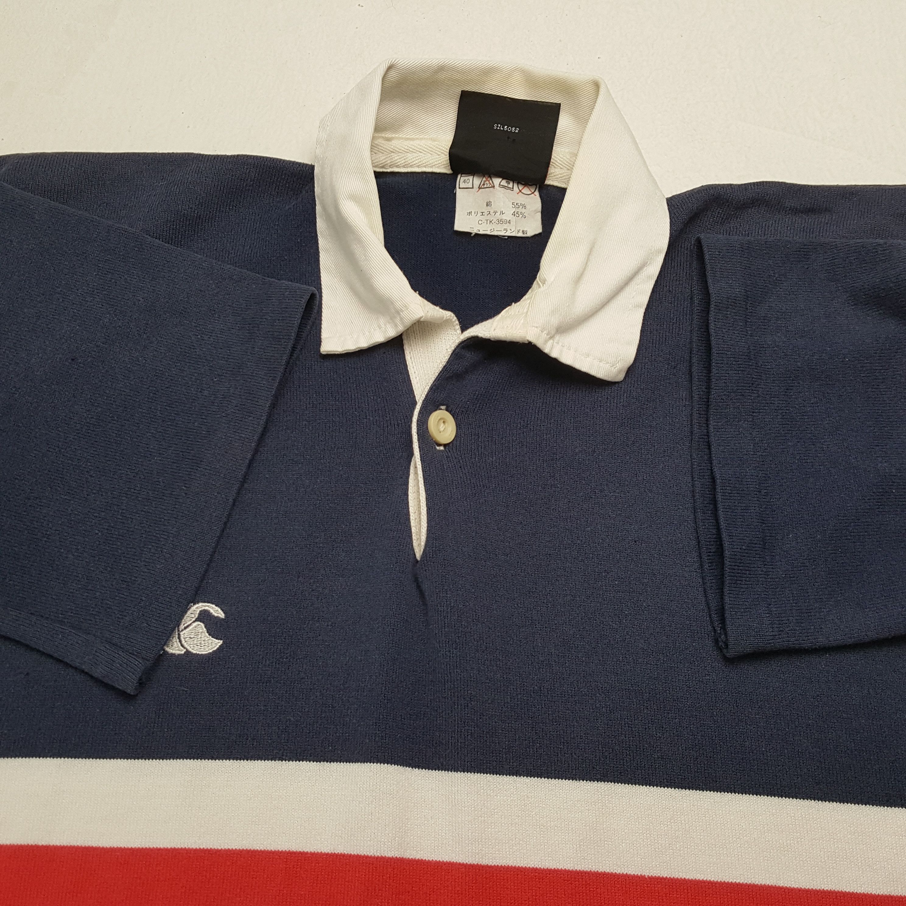 Canterbury of New Zealand × Vintage Vintage CANTERBURRY of NEW ZEALAND Rugby Jersey Style Polos Size US S / EU 44-46 / 1 - 5 Thumbnail