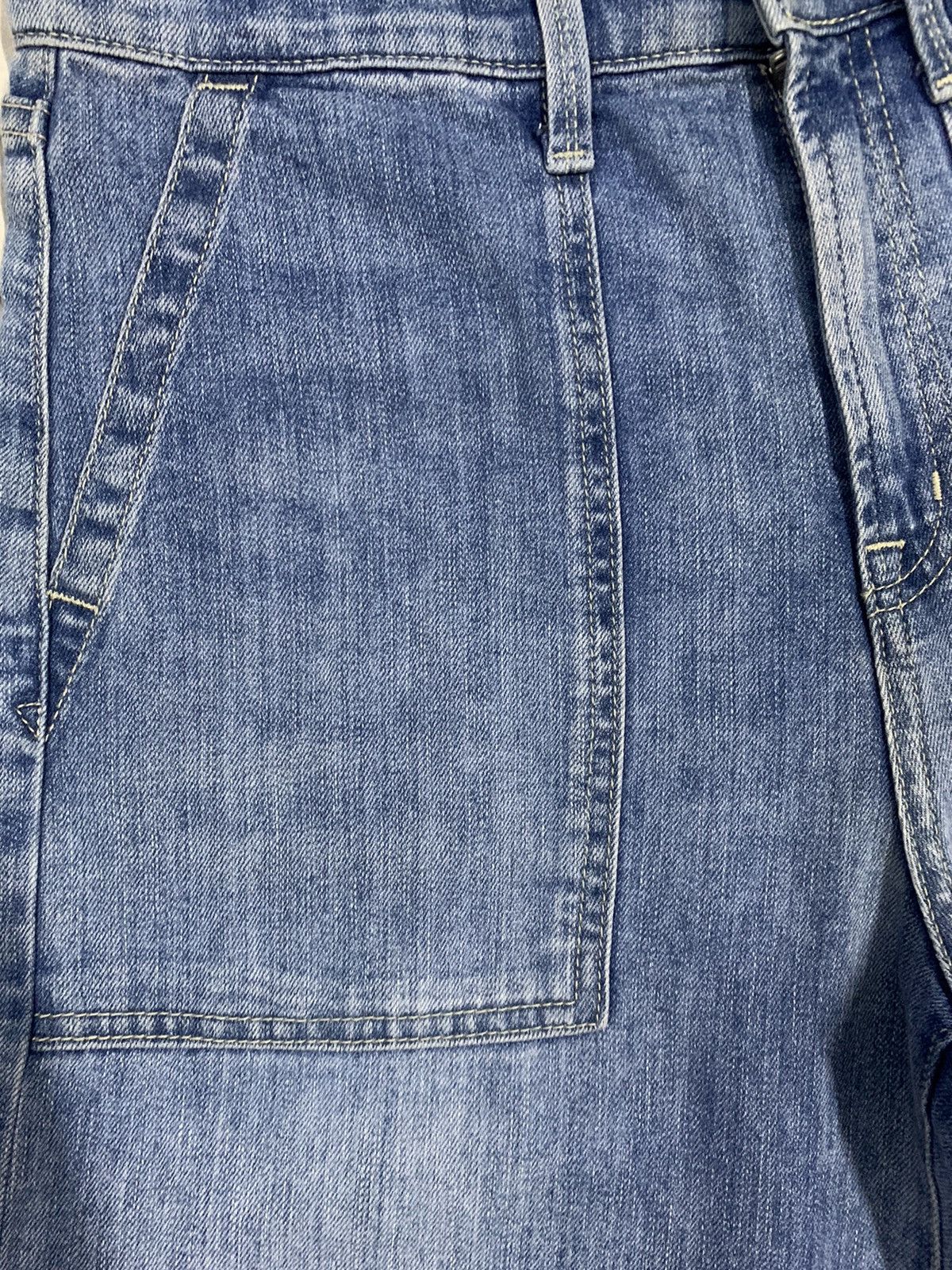 Balenciaga × Gap × Yeezy Vintage Gap Baggy Wide Leg Ankle Fatigue Denim Pants Size US 29 - 7 Thumbnail