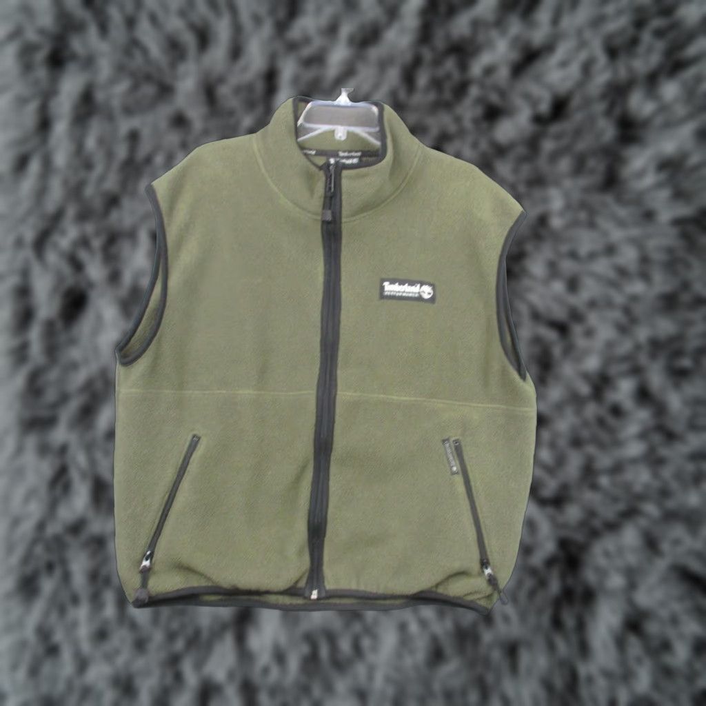 Timberland VINTAGE Timberland Vest Mens Large Green Polartec Fleece Performance USA Size US L / EU 52-54 / 3 - 1 Thumbnail