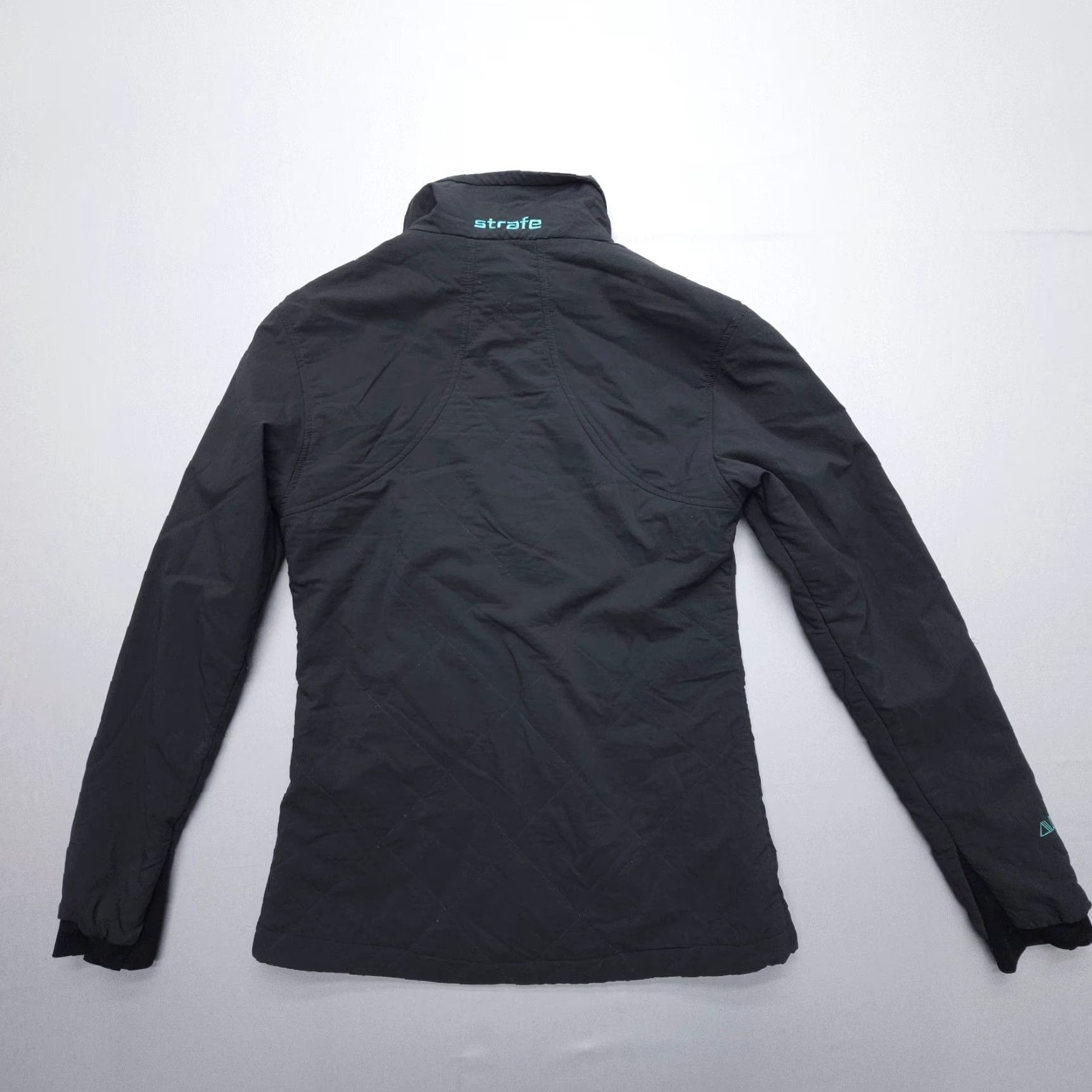 Vintage Strafe Outerwear Polartec Alpha Jacket Womens S Hiking Spring Ski Snowboard Gray Nylon Lining Insulated Lightweight Pockets Size S / US 4 / IT 40 - 2 Thumbnail