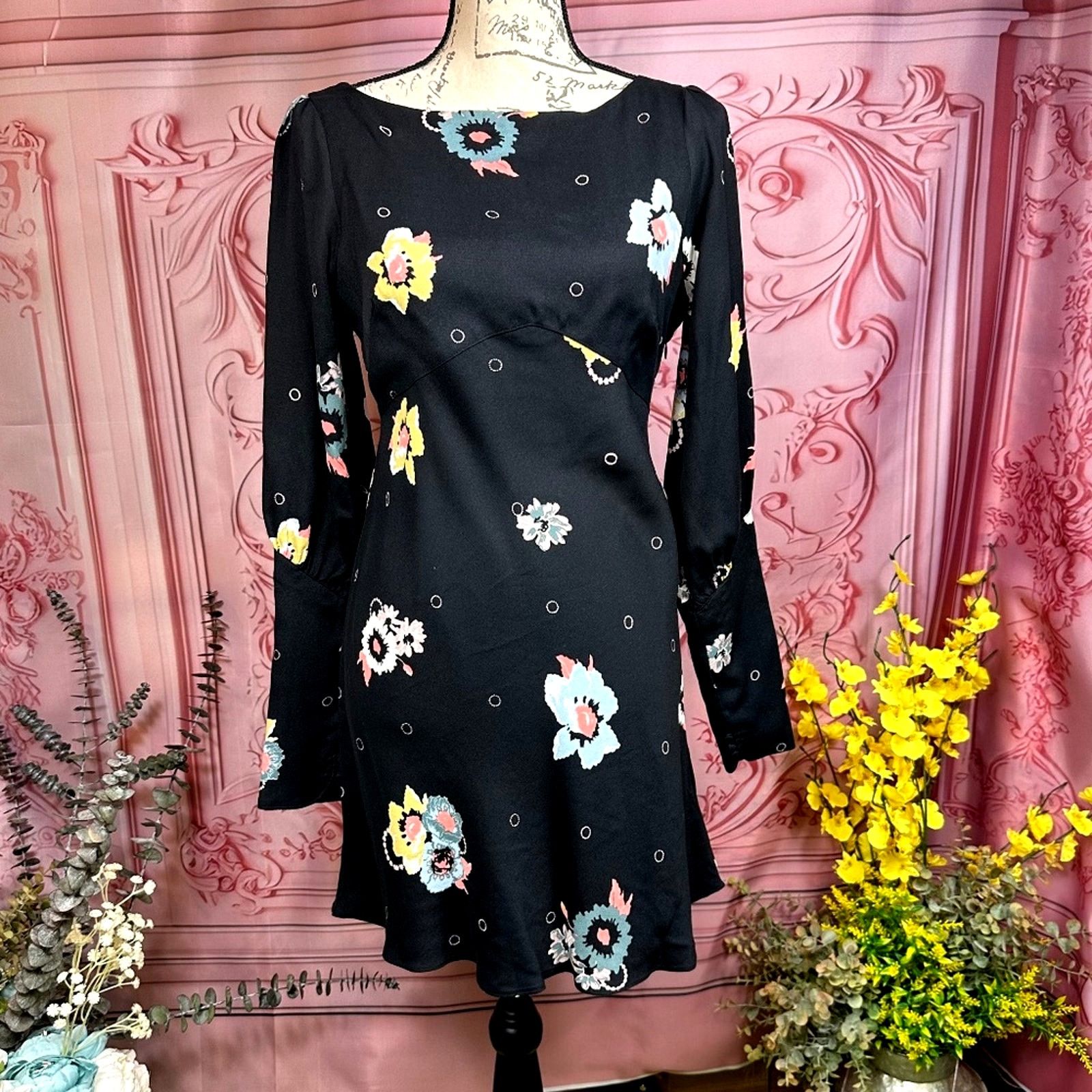 Free People Free People Sunshadows Mini Dress - Black Combo - size 4 Size S / US 4 / IT 40 - 10 Thumbnail