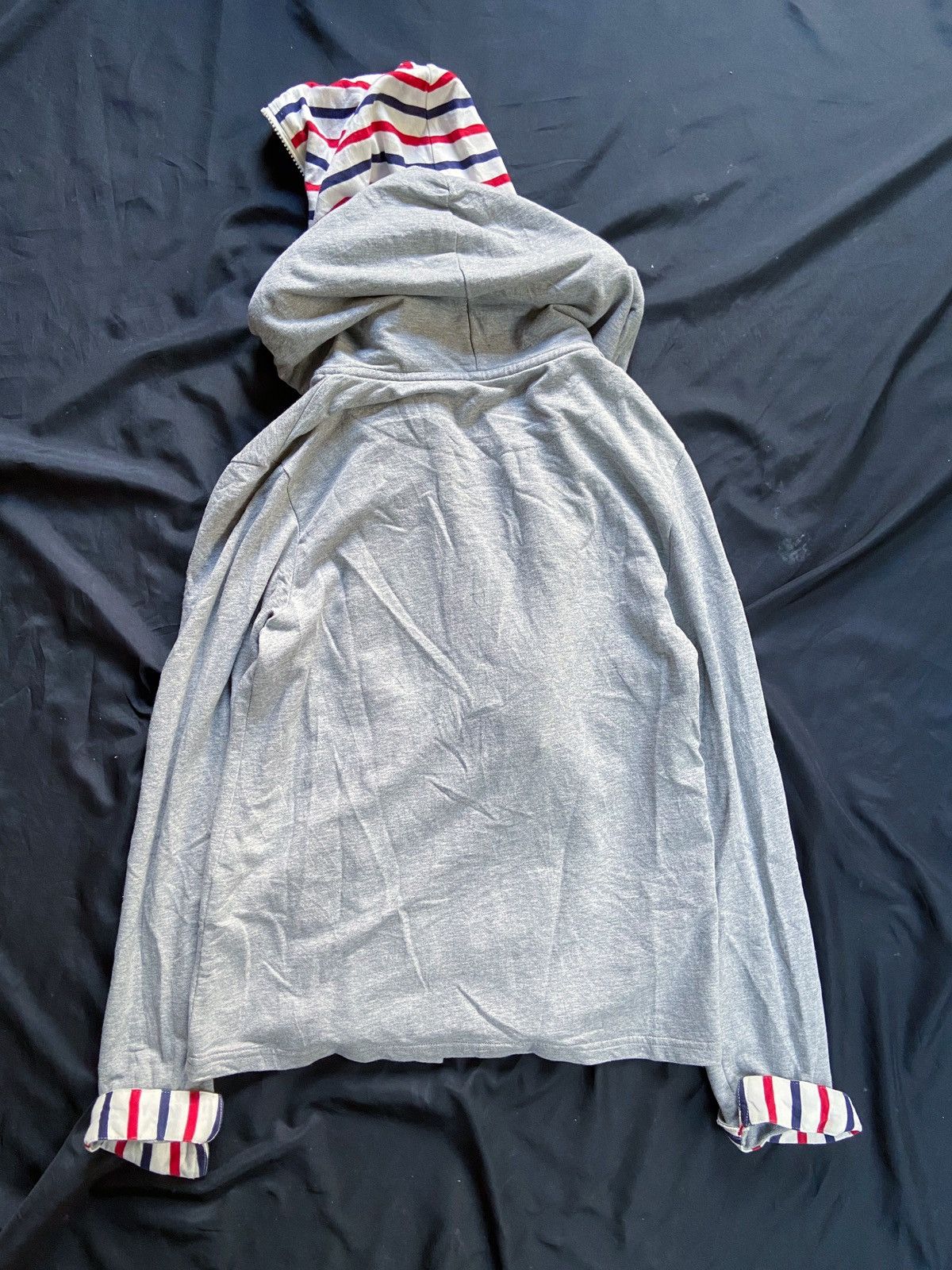 Isamu Katayama Backlash APACHE VINTAGE DOUBLE LAYER STRIPED CASUAL ZIP HOODIE Size US S / EU 44-46 / 1 - 17 Thumbnail