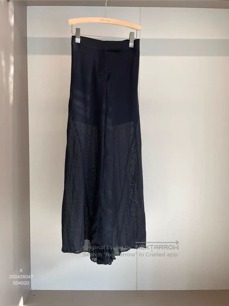 Brunello Cucinelli Brunello Cucinelli Black Wool Polyester Pleated Skirt Size 25" / US 0 / IT 36 - 1 Thumbnail
