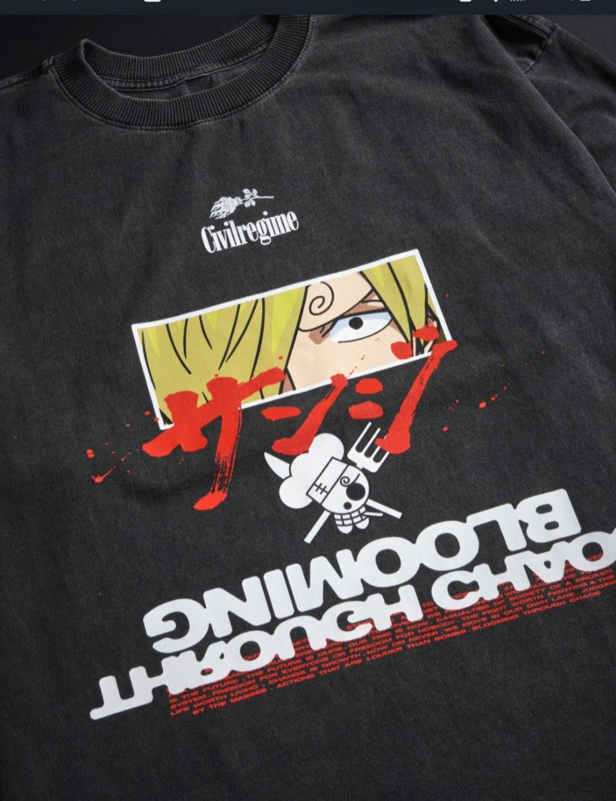 Civil Regime Civil Regime Sanji Oversize Tee Size US XL / EU 56 / 4 - 1 Thumbnail